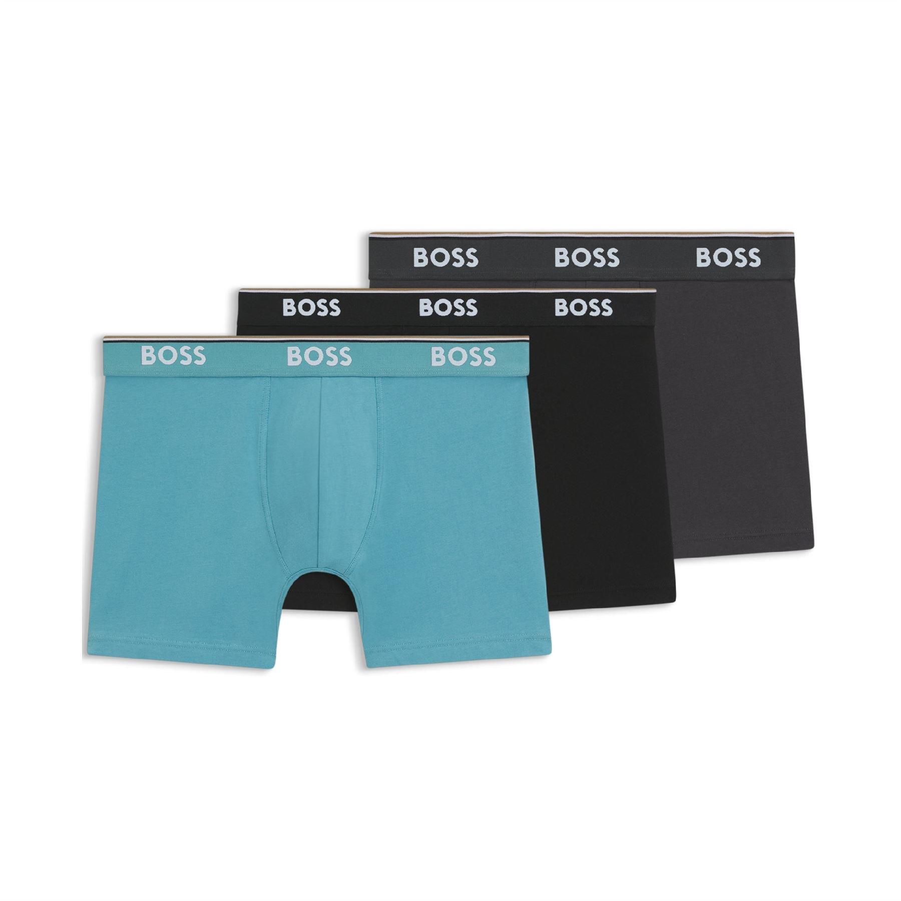 Multi Colour - Boss - 3 Pack of Power Boxer Briefs