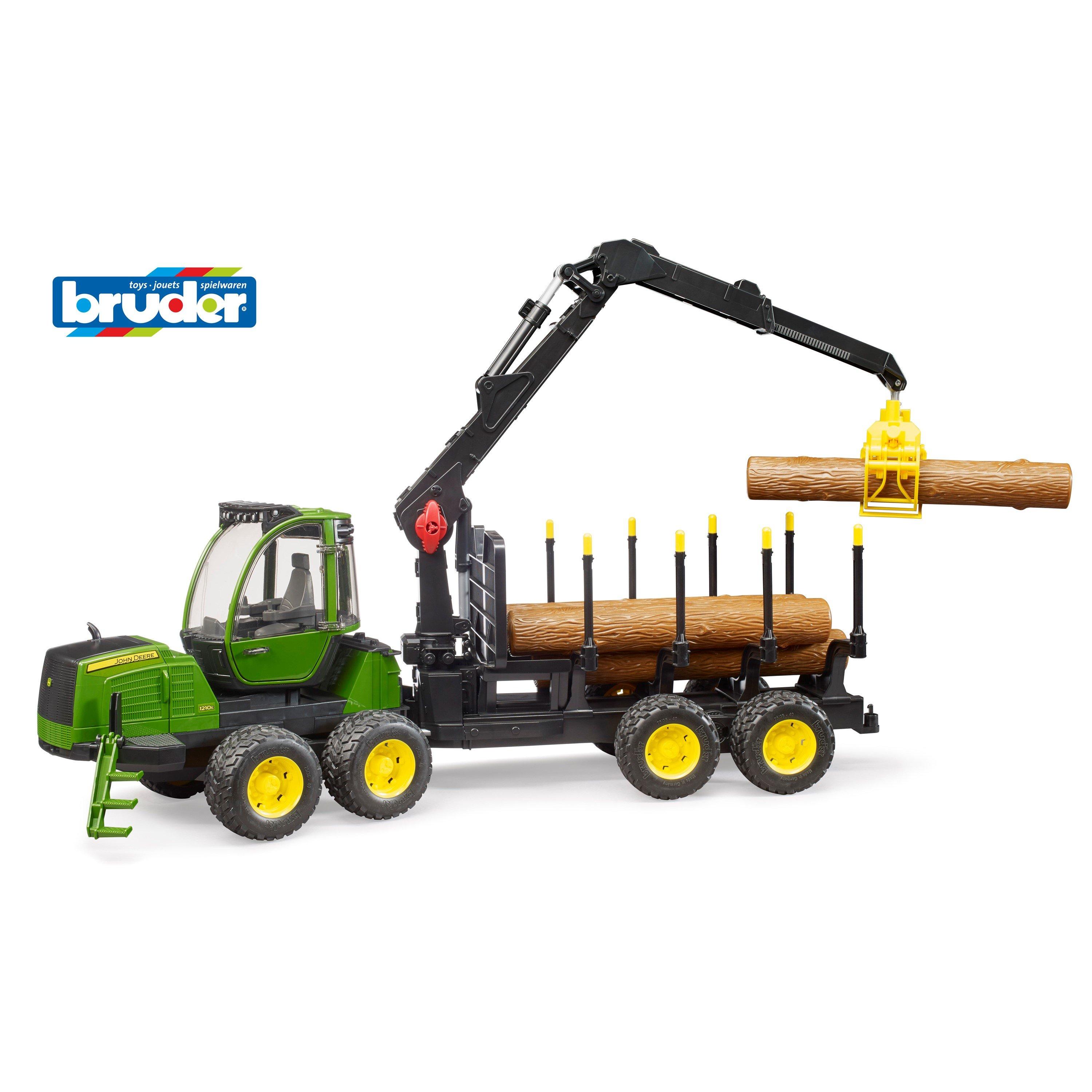 Multi - Bruder - Bruder 1:16 John Deere 1210E Forwarder with grab a - 1
