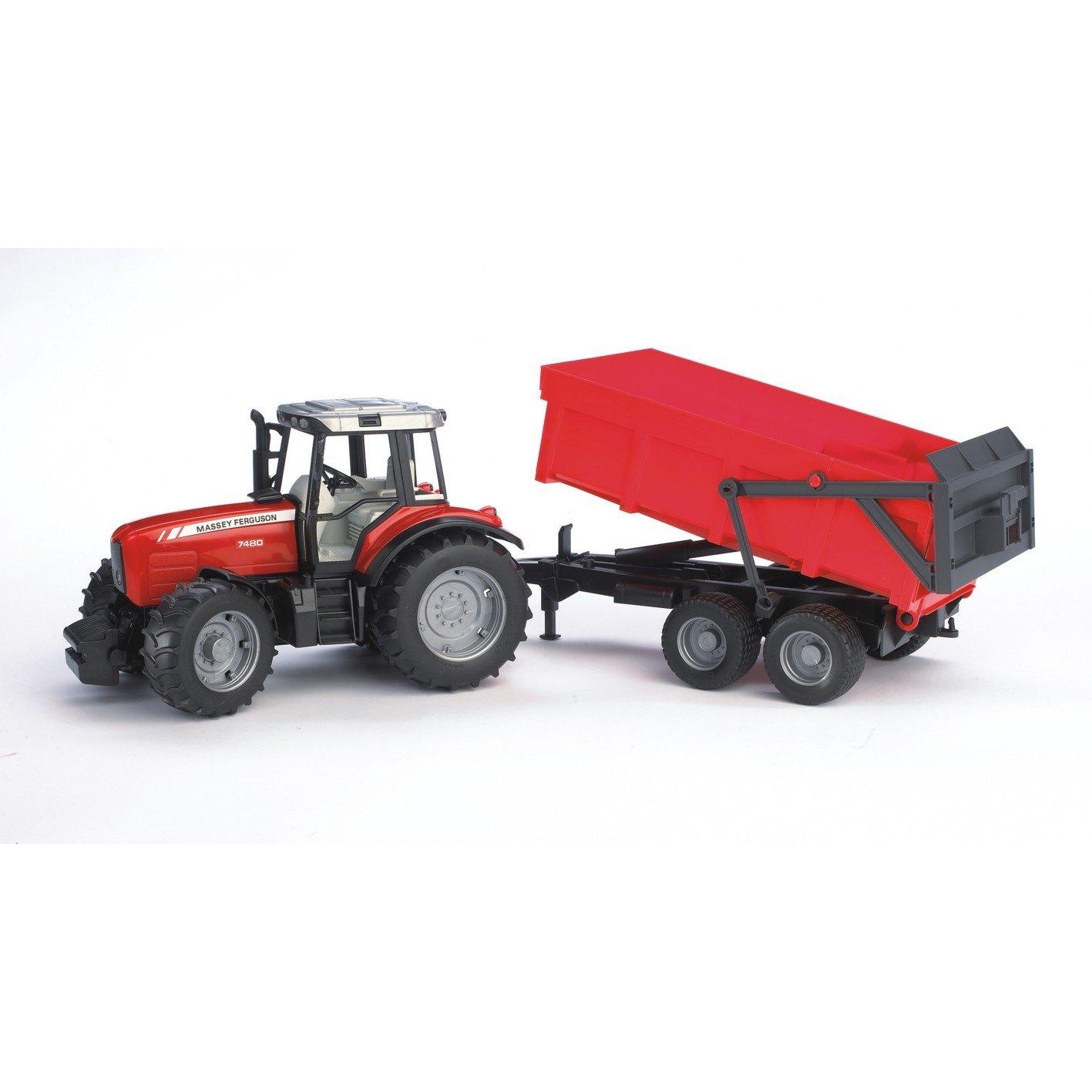 Multi - Bruder - Bruder 1:16 Massey Ferguson 7480 with tipping trai - 2