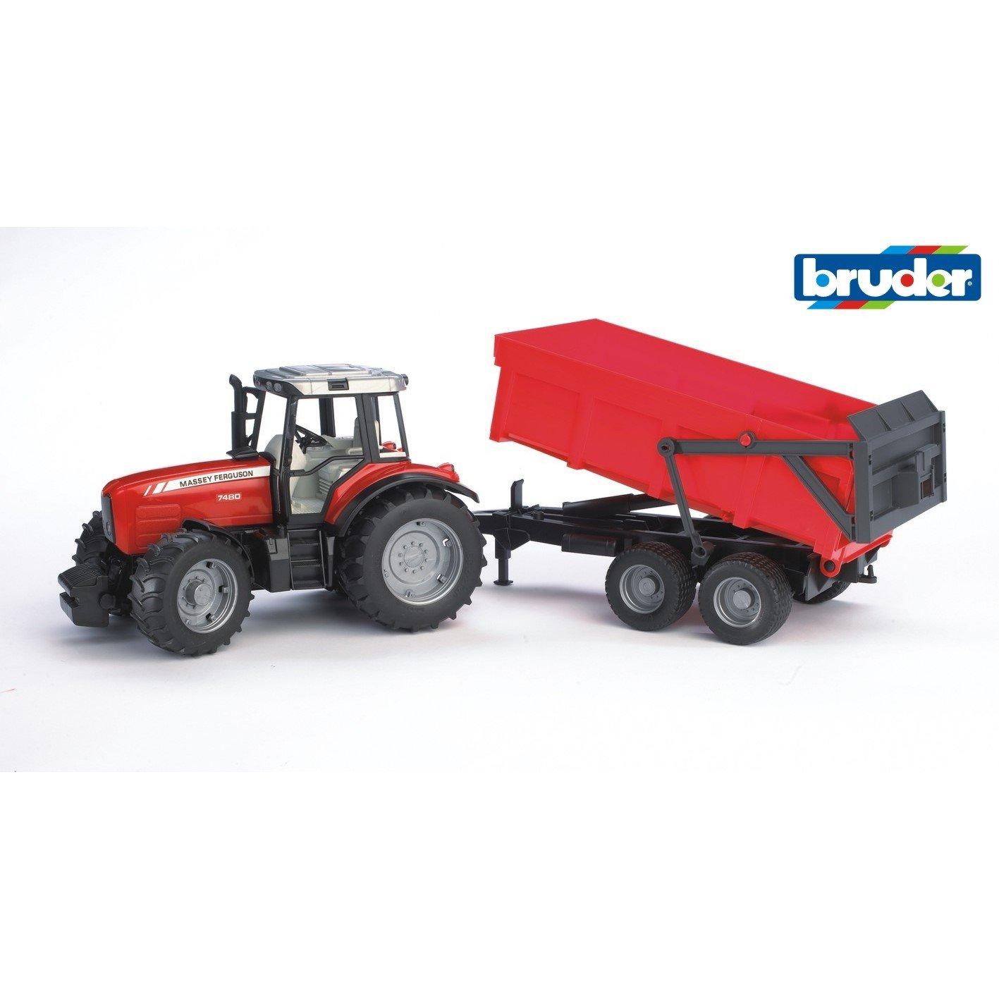 Multi - Bruder - Bruder 1:16 Massey Ferguson 7480 with tipping trai - 3