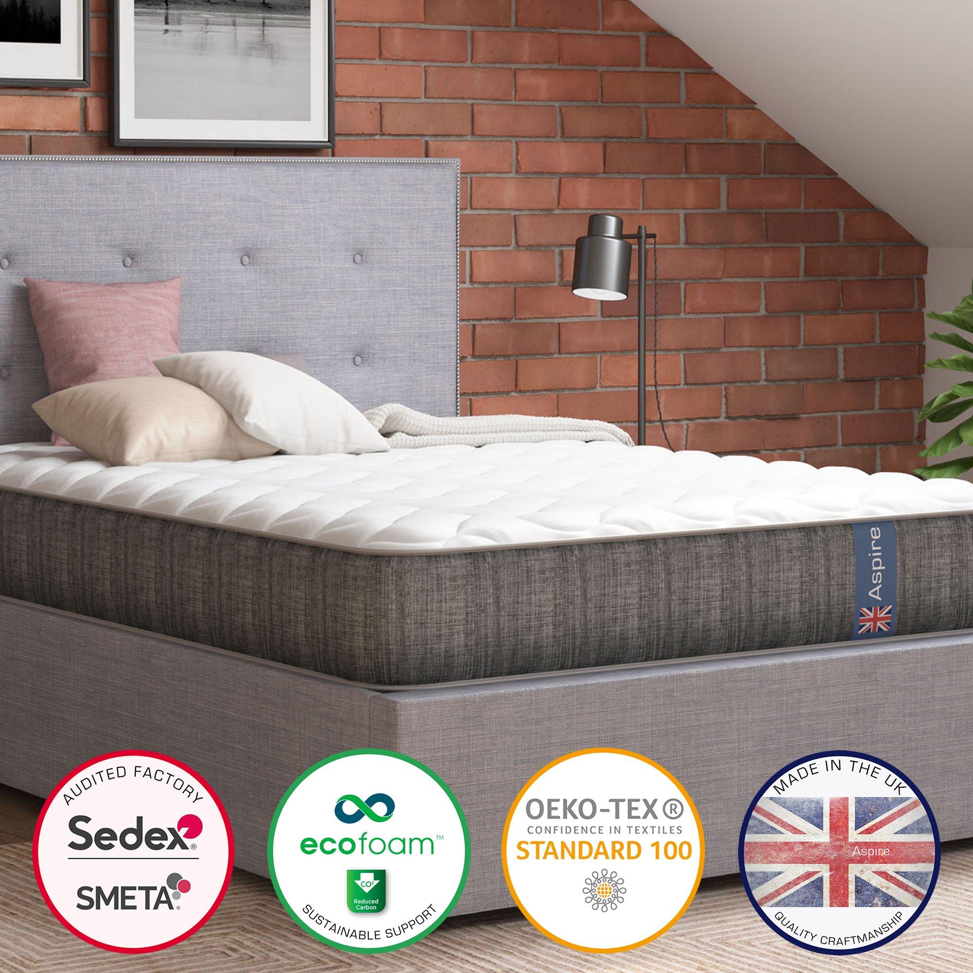 White - Aspire - Airflow Quilt Pocket Mattress - 5