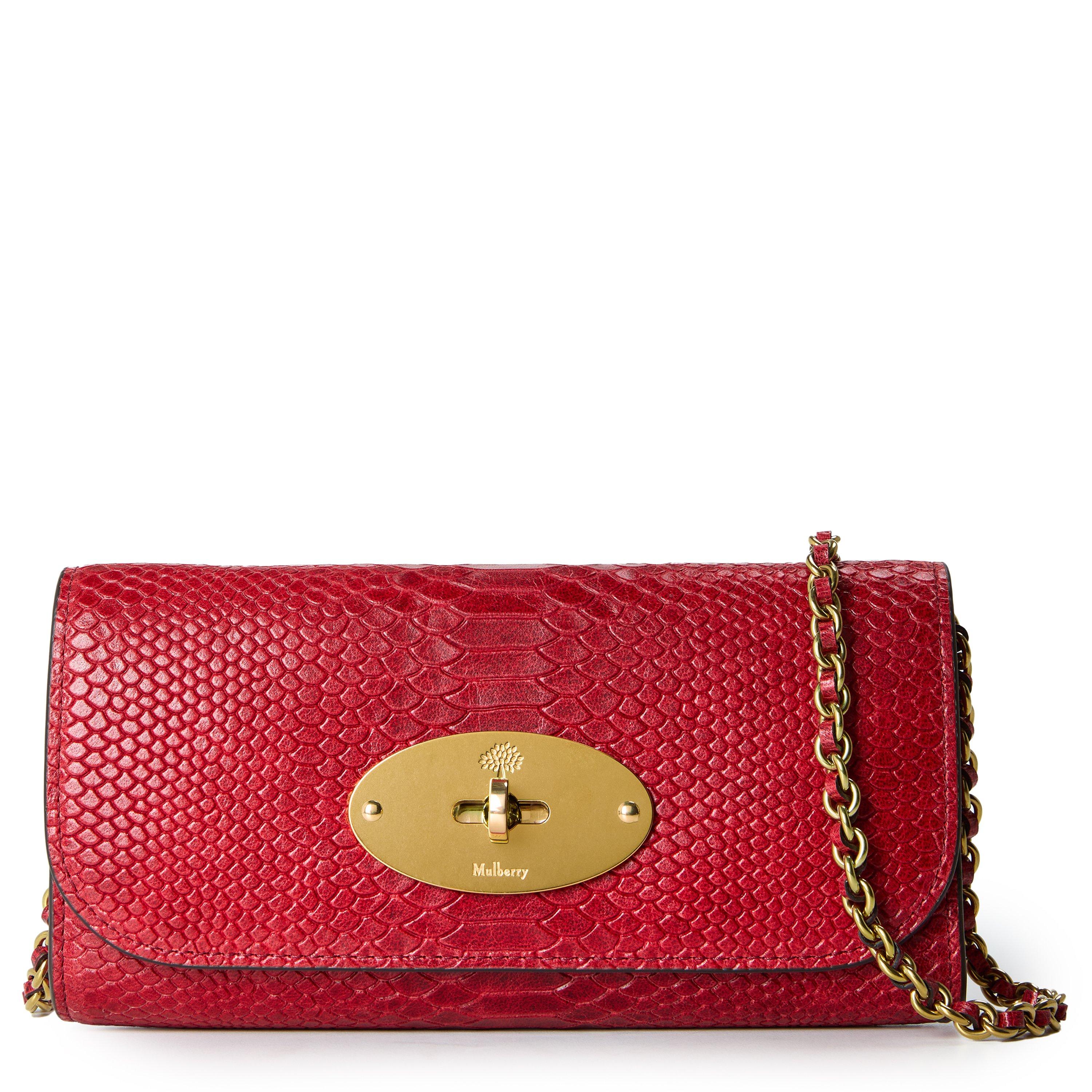 Apple Red - Mulberry - Lily Chain Wallet - 1