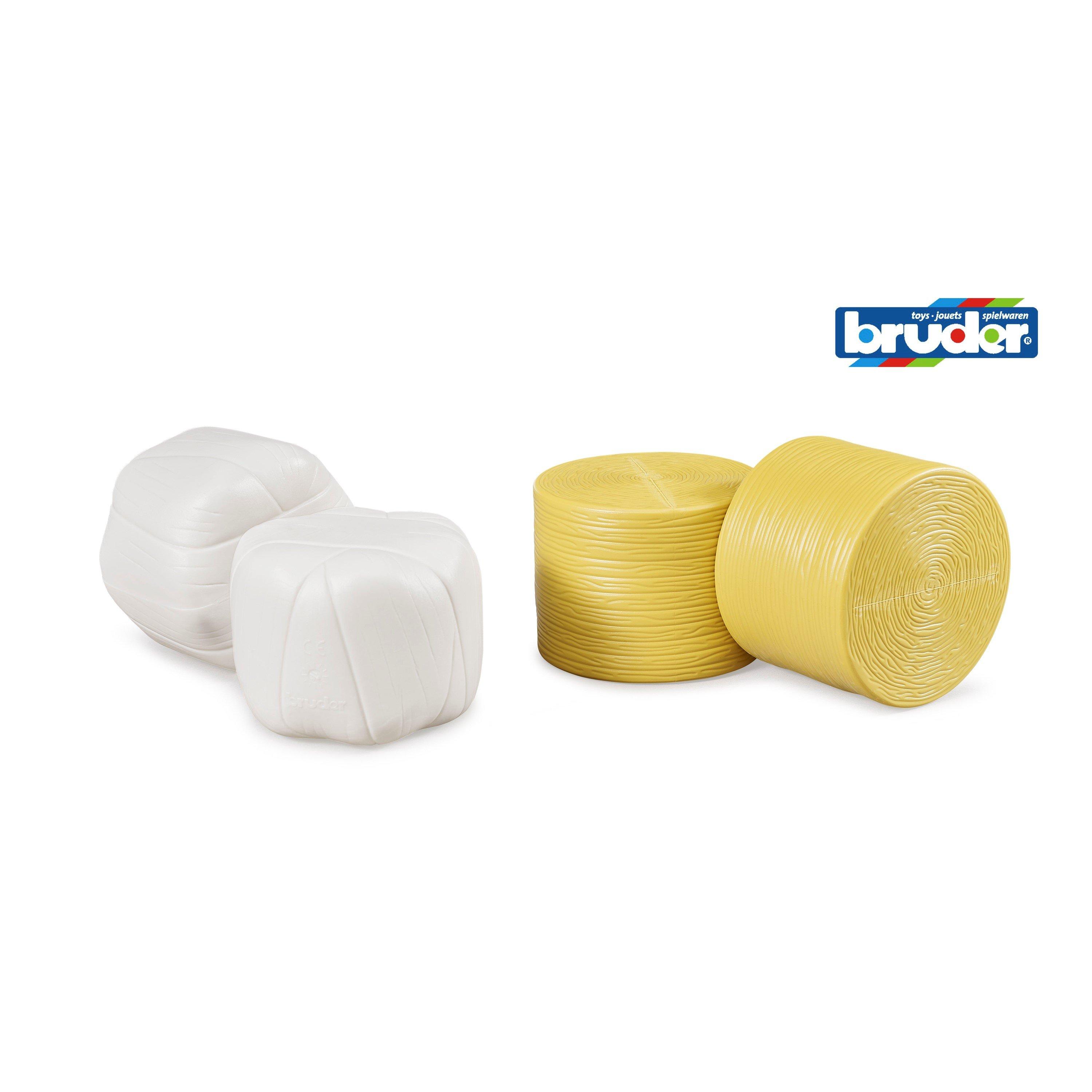 Multi - Bruder - Bruder 1:16 Accessories: 4 round hay bales (2 pcs. - 1