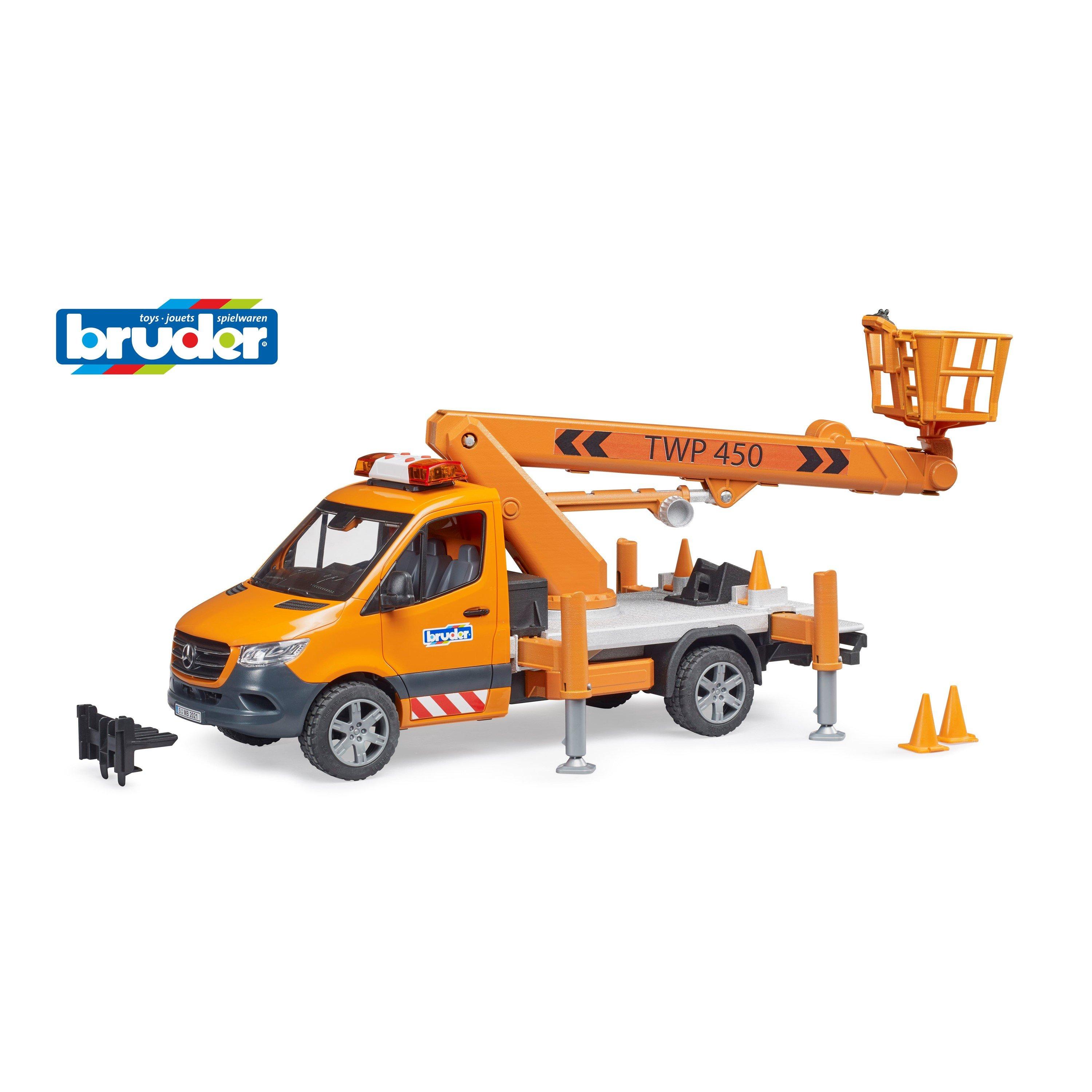 Multi - Bruder - Bruder 1:16 MB Sprinter with working platform and - 1