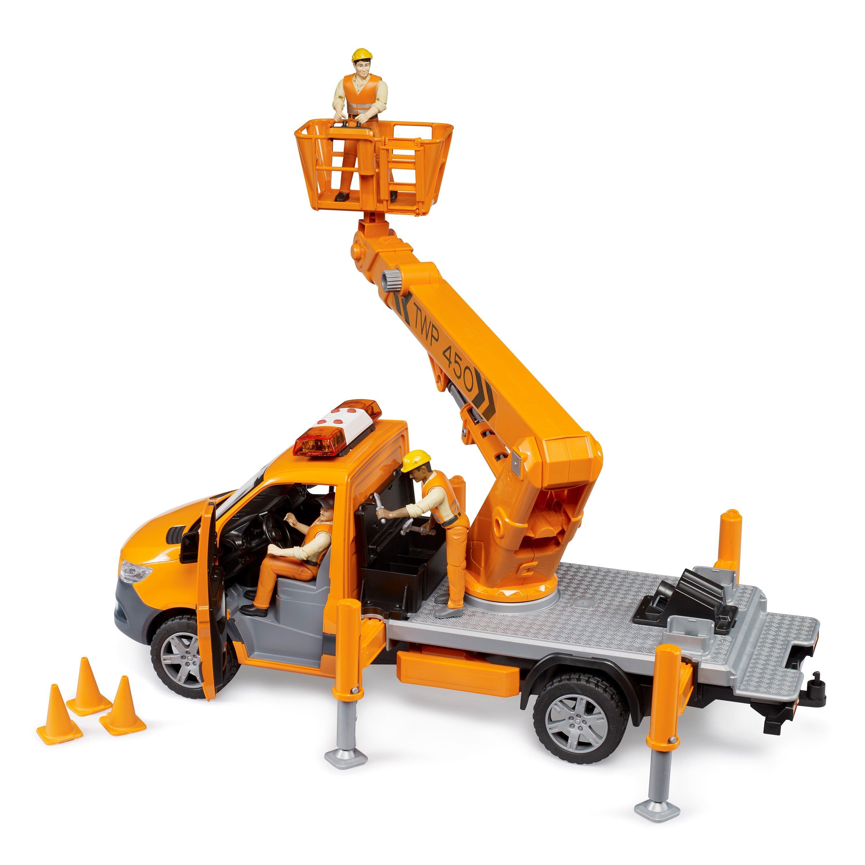 Multi - Bruder - Bruder 1:16 MB Sprinter with working platform and - 3