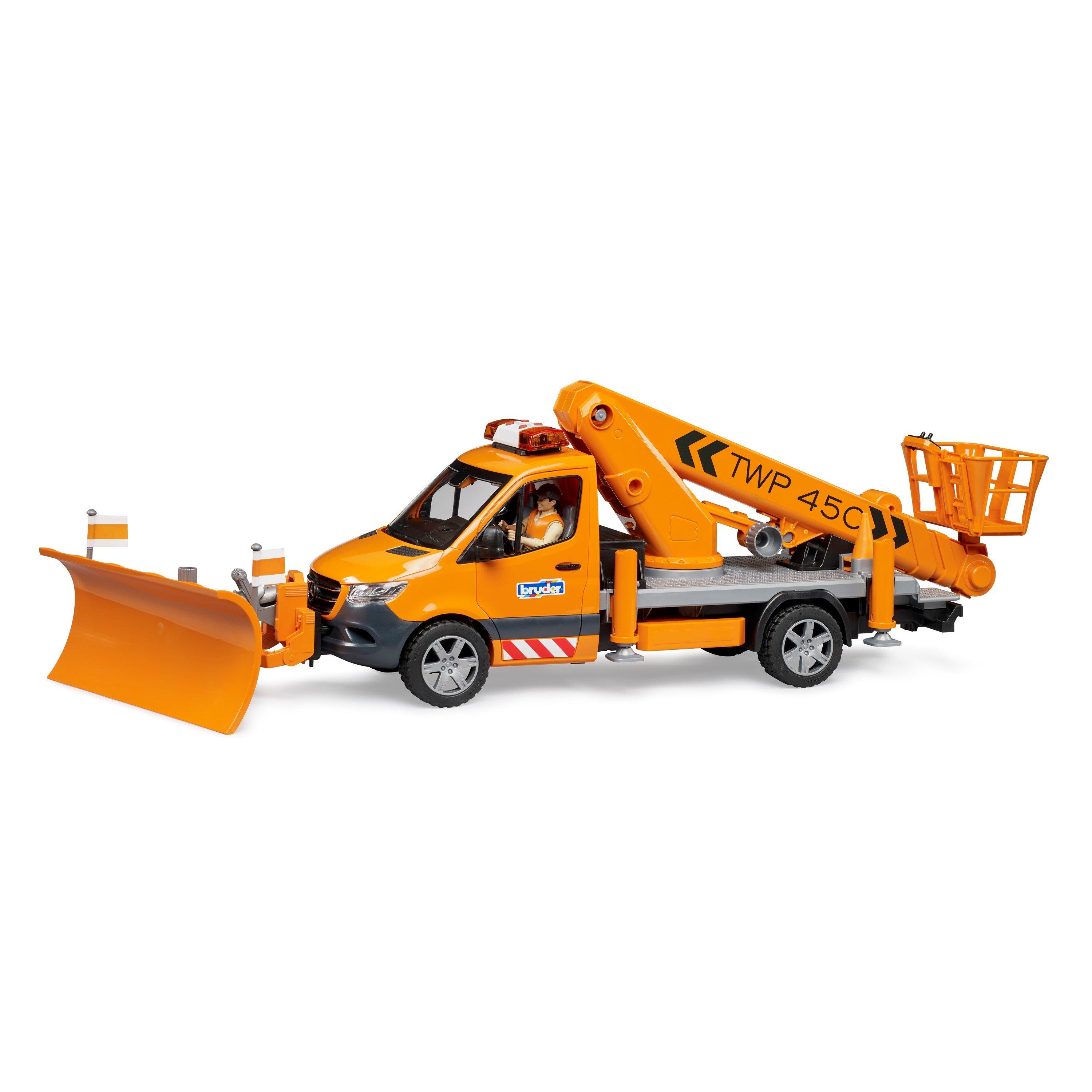 Multi - Bruder - Bruder 1:16 MB Sprinter with working platform and - 8