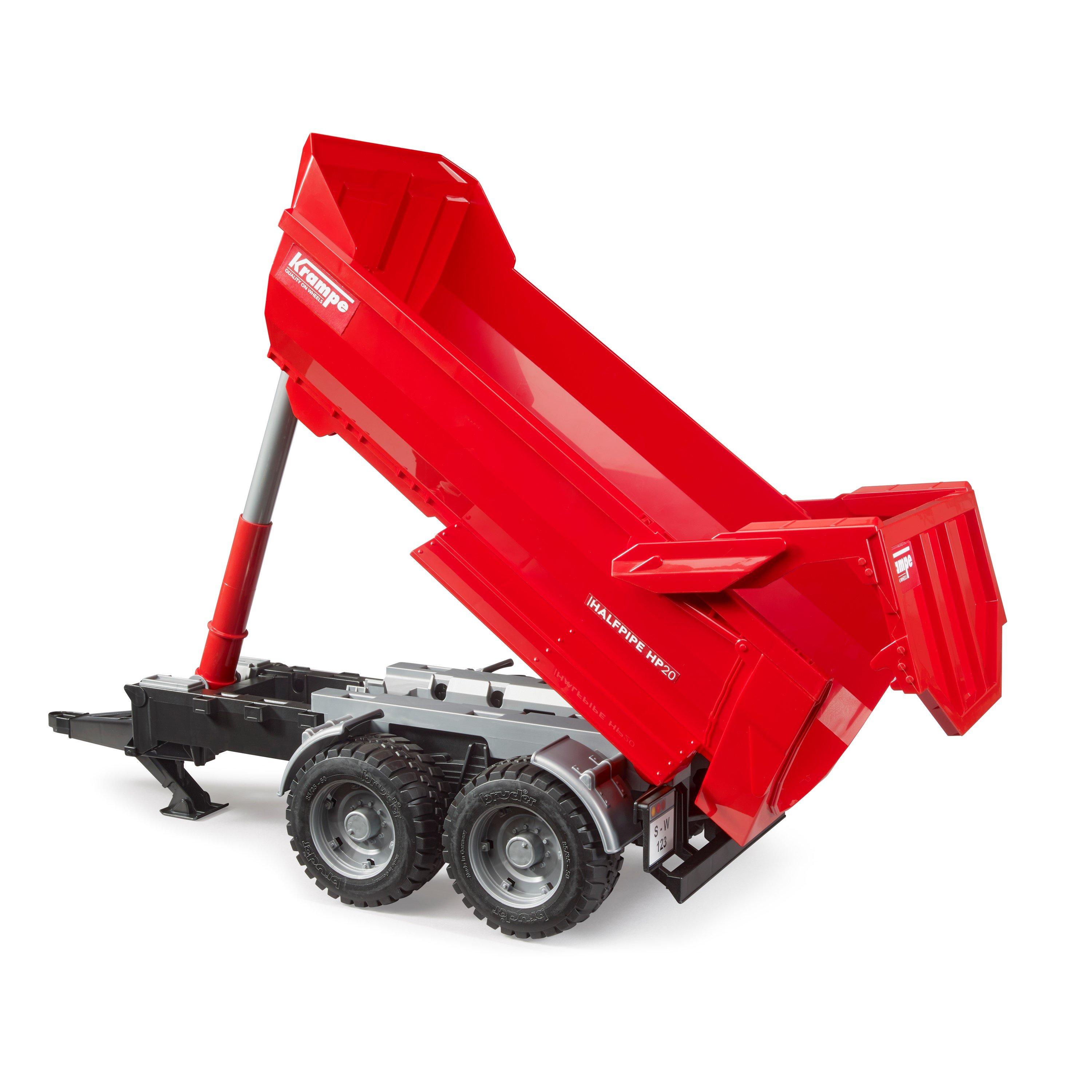 Multi - Bruder - Bruder 1:16 Krampe Tandem-Halfpipe tipping trailer - 3