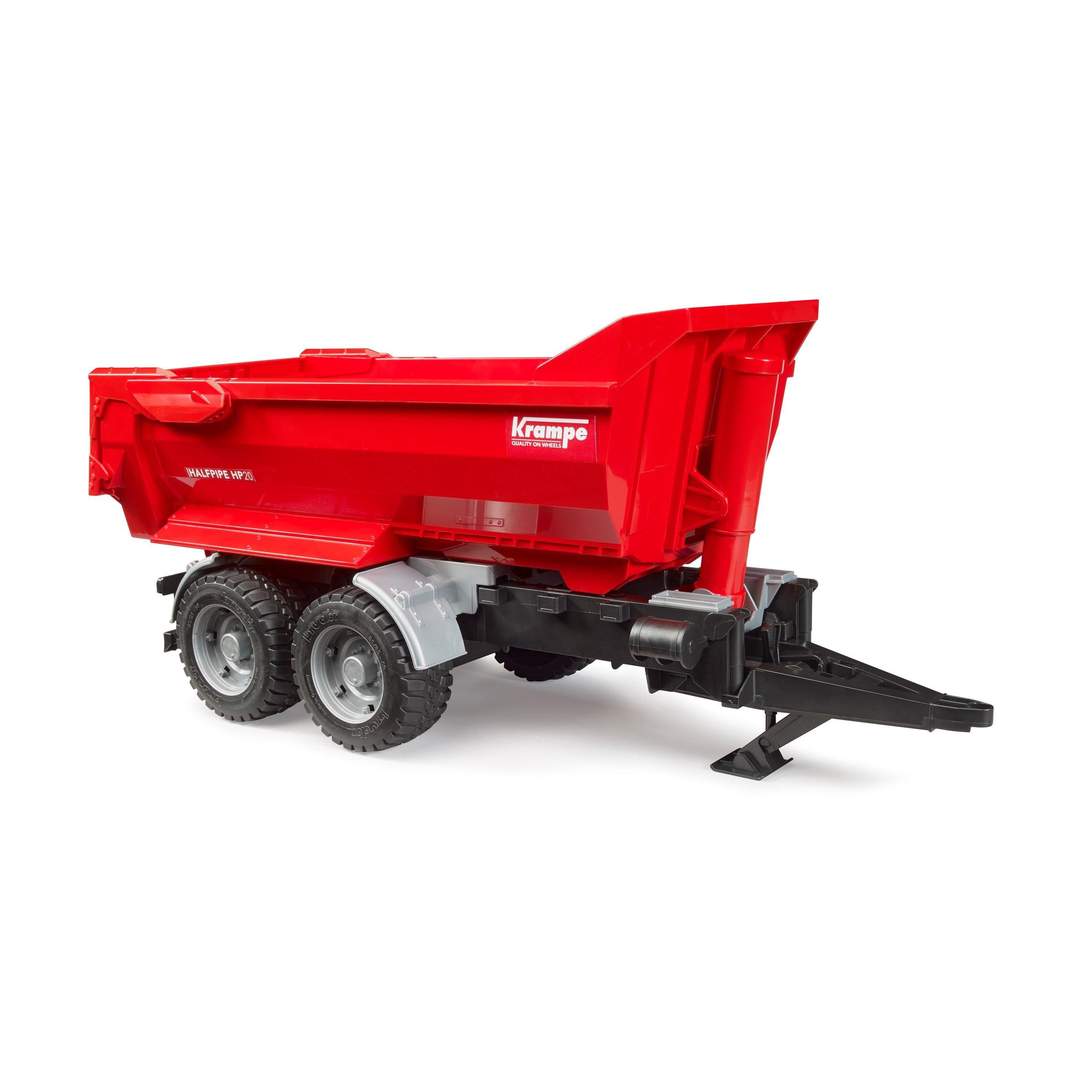 Multi - Bruder - Bruder 1:16 Krampe Tandem-Halfpipe tipping trailer - 5