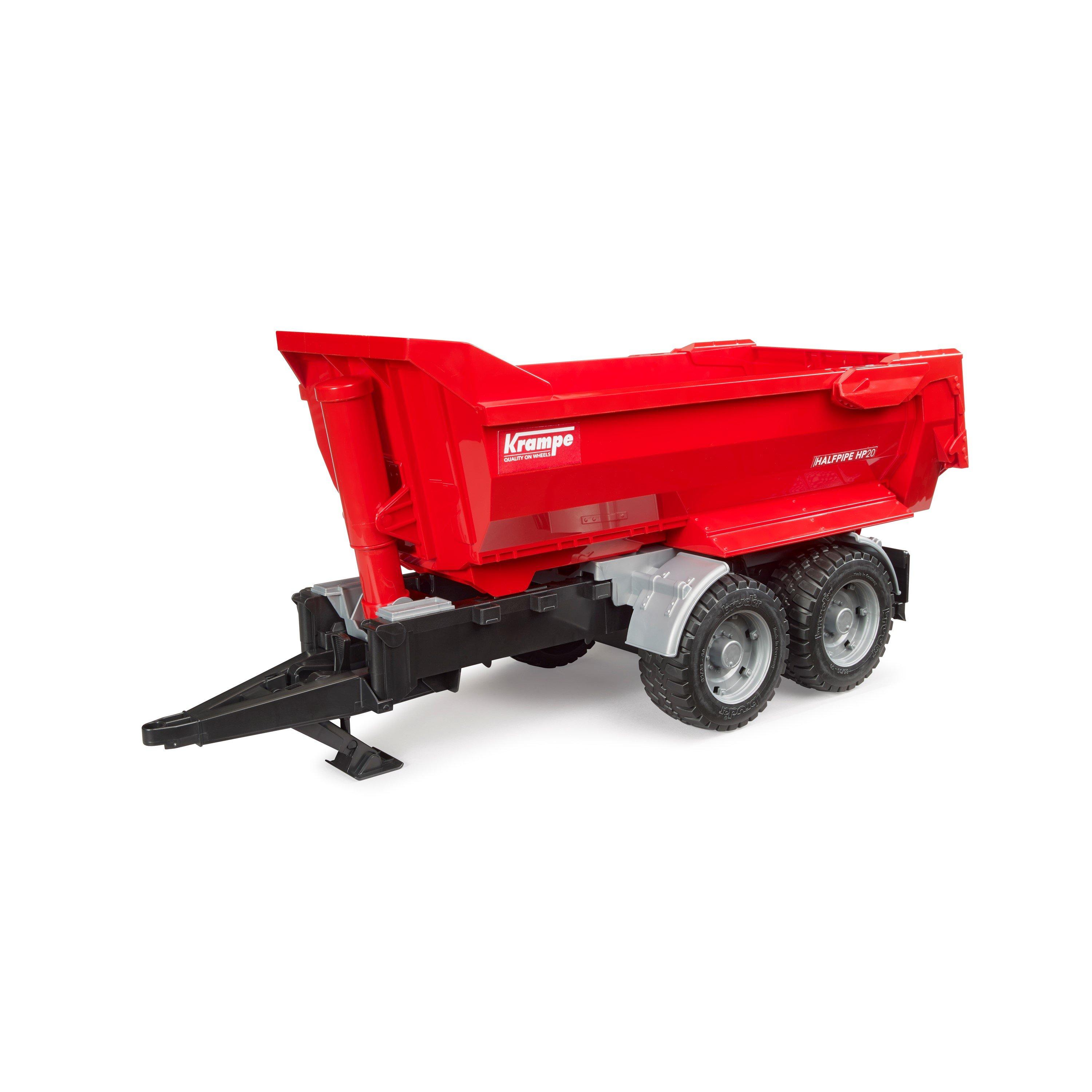 Multi - Bruder - Bruder 1:16 Krampe Tandem-Halfpipe tipping trailer - 7