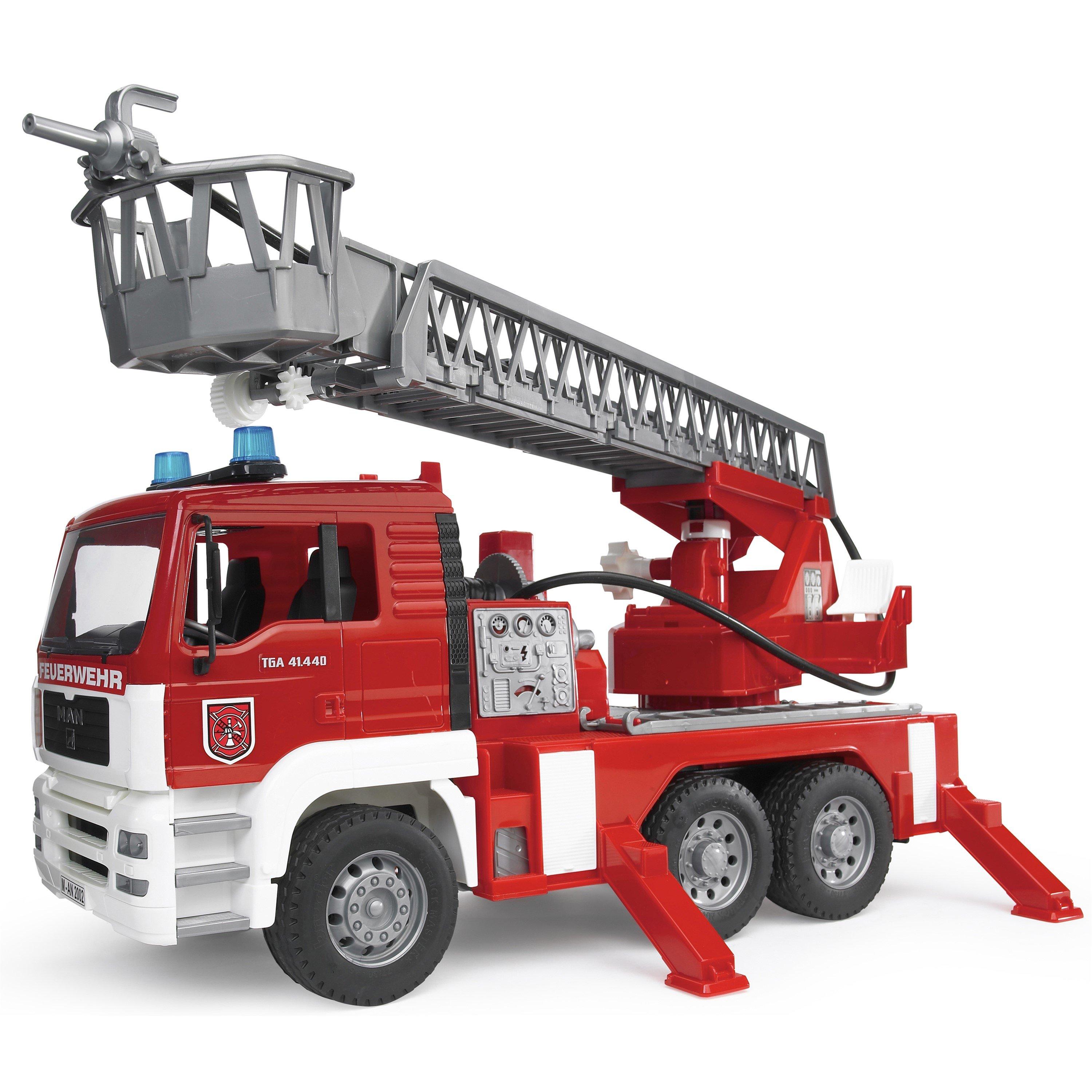 Multi - Bruder - Bruder 1:16 MAN TGA Fire engine with ladder water - 3