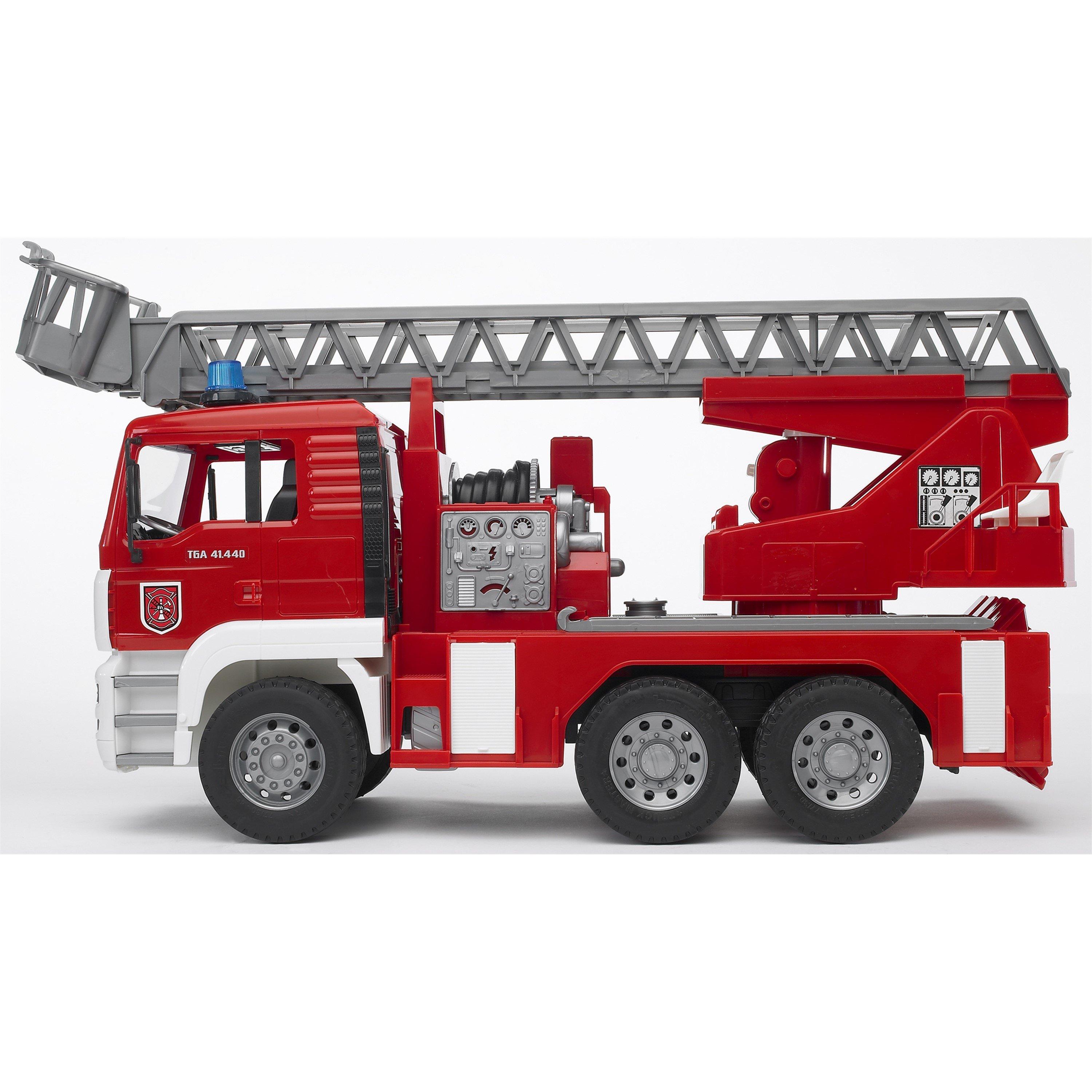 Multi - Bruder - Bruder 1:16 MAN TGA Fire engine with ladder water - 4