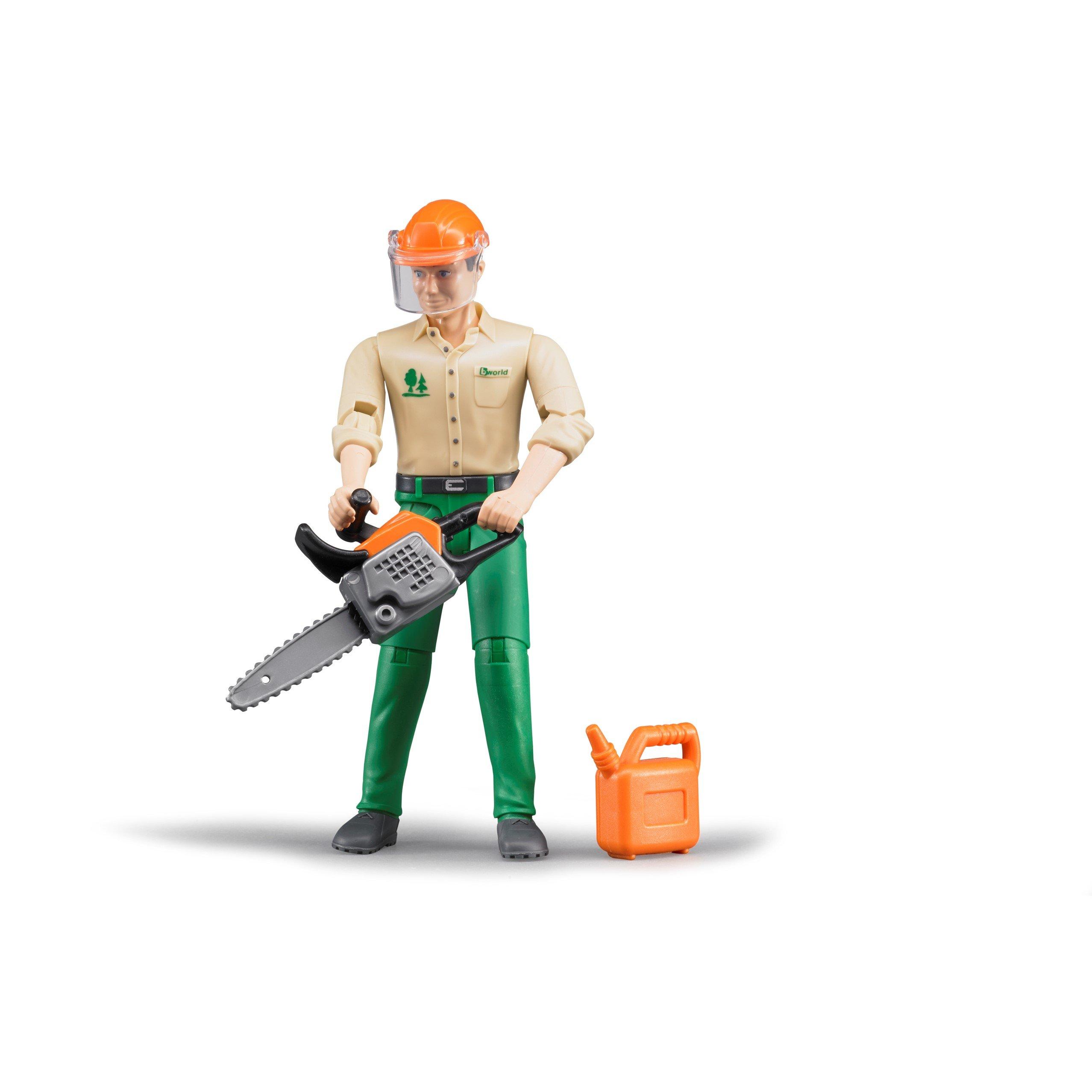 Multi - Bruder - Bruder 1:16 bworld Forestry worker with accessorie - 3