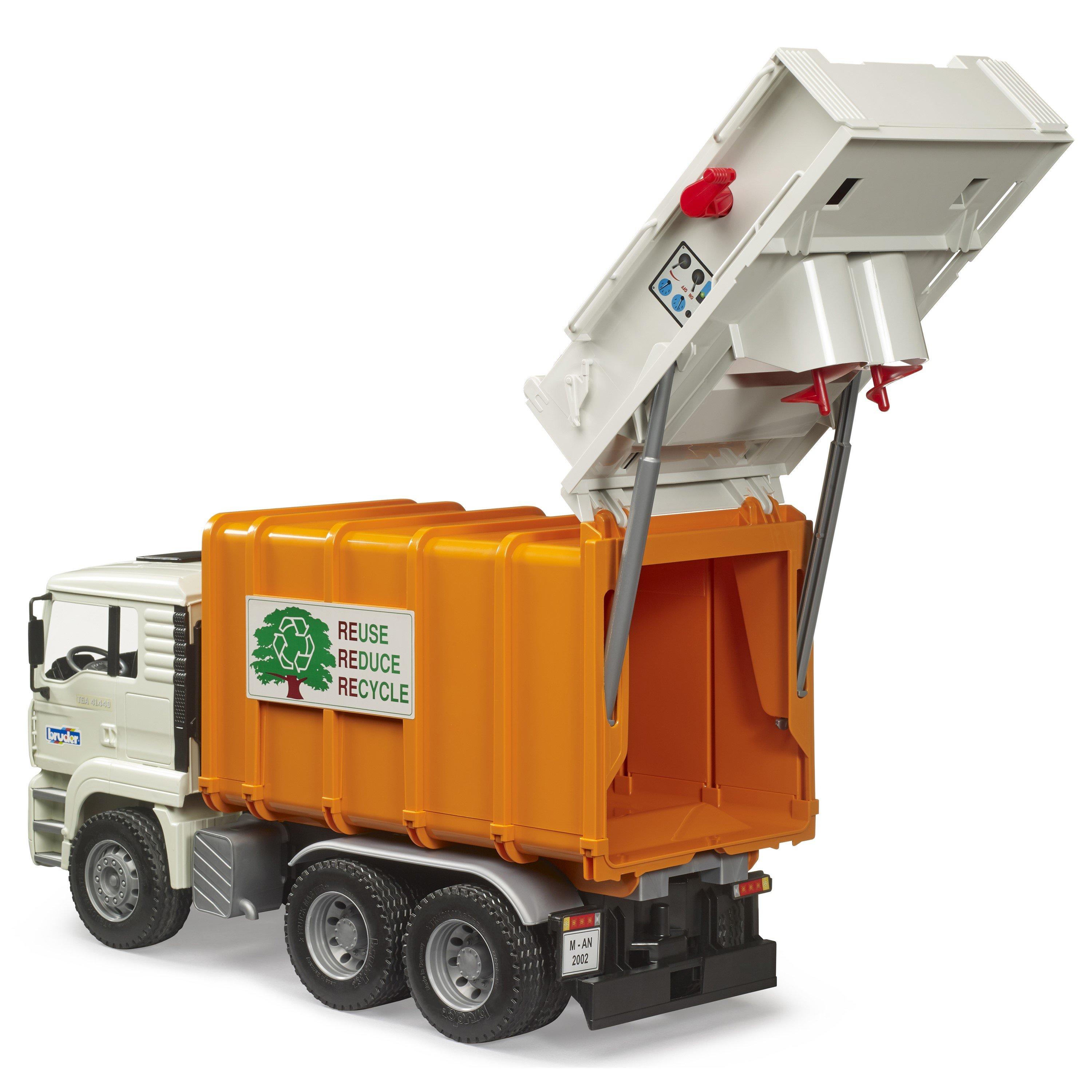 Multi - Bruder - Bruder 1:16 MAN TGA Rear loading garbage truck ¿ D - 4