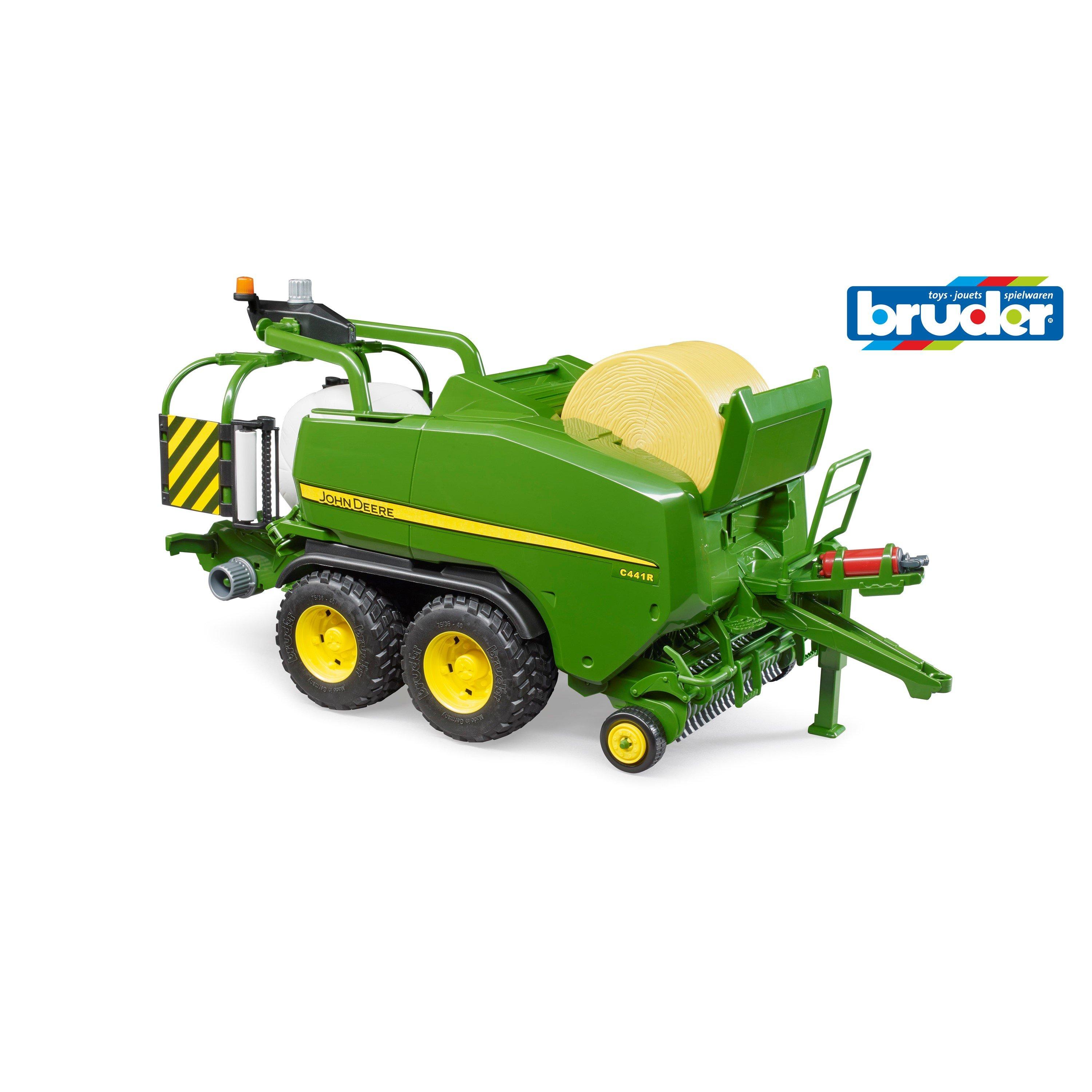 Multi - Bruder - Bruder 1:16 John Deere wrapping chamber baler C441 - 1