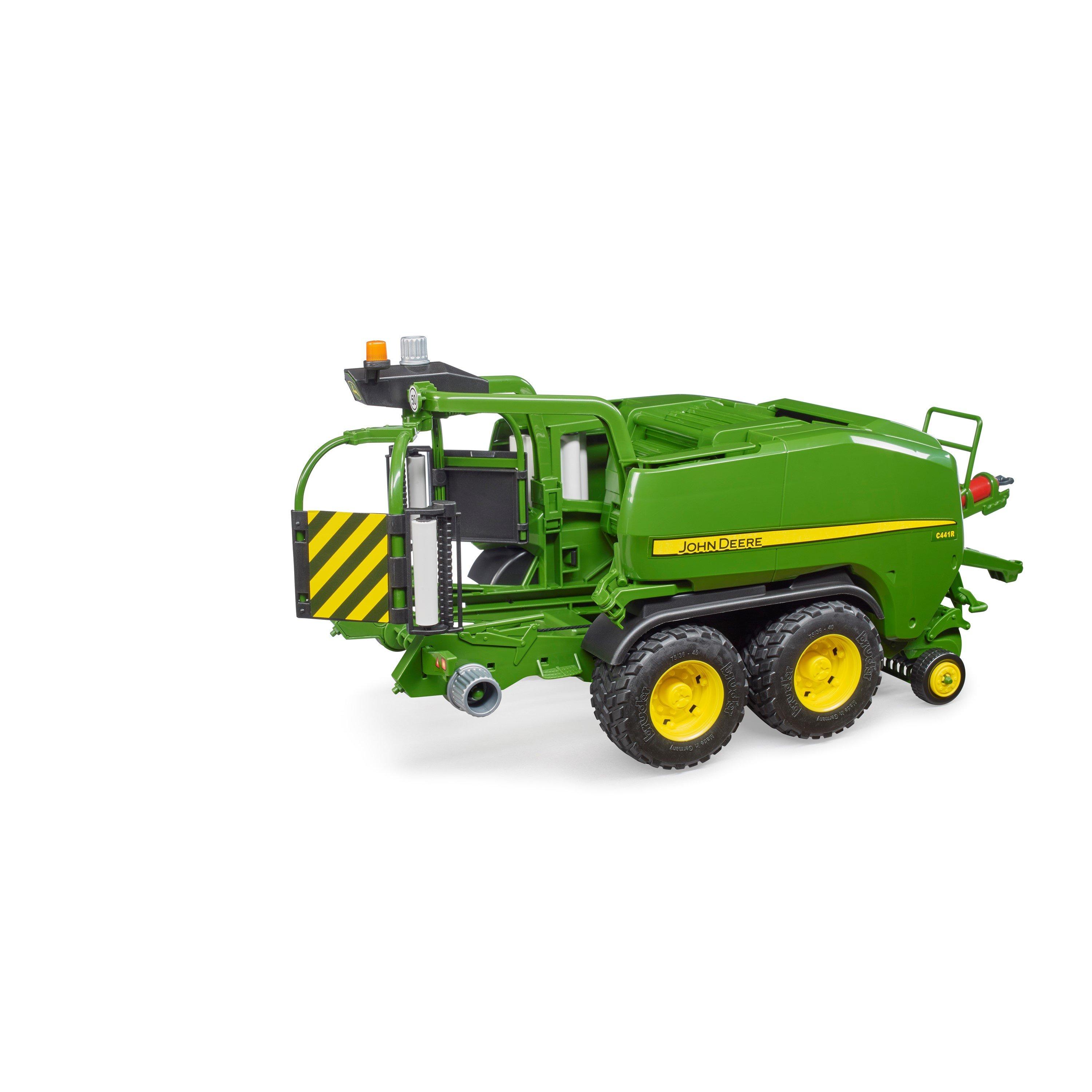 Multi - Bruder - Bruder 1:16 John Deere wrapping chamber baler C441 - 11