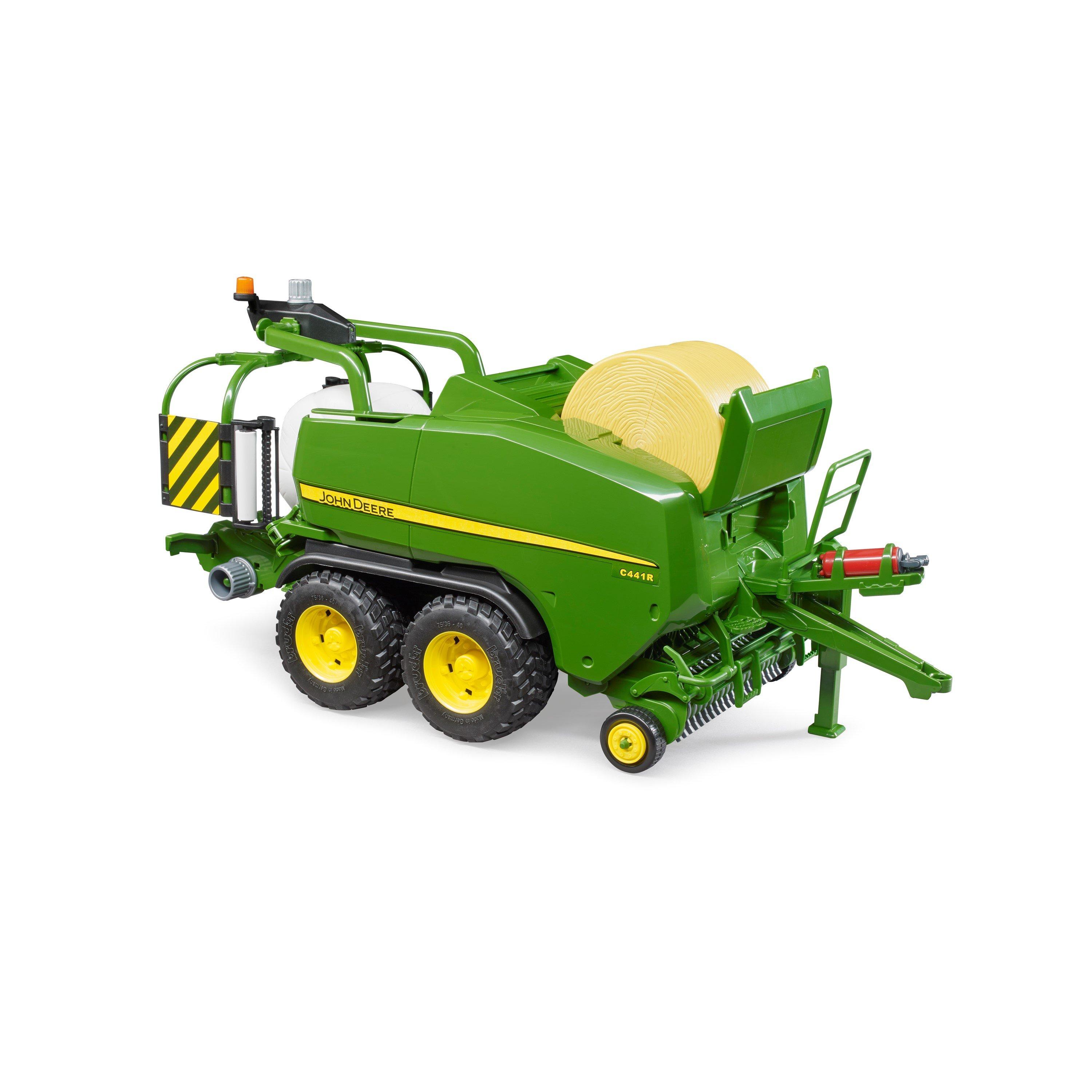 Multi - Bruder - Bruder 1:16 John Deere wrapping chamber baler C441 - 13