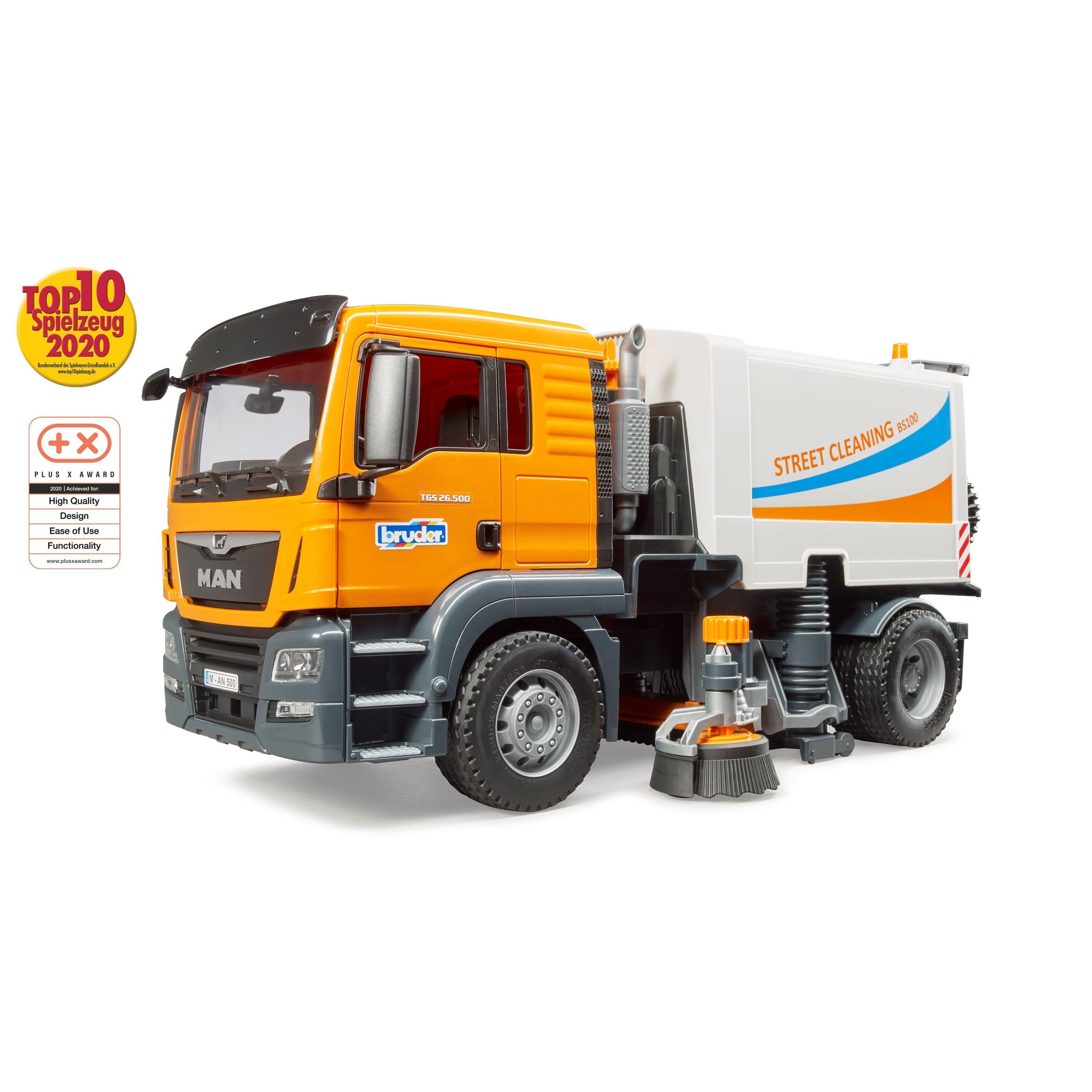 Multi - Bruder - Bruder 1:16 MAN TGS Street Sweeper ¿ Detailed Vehi - 1