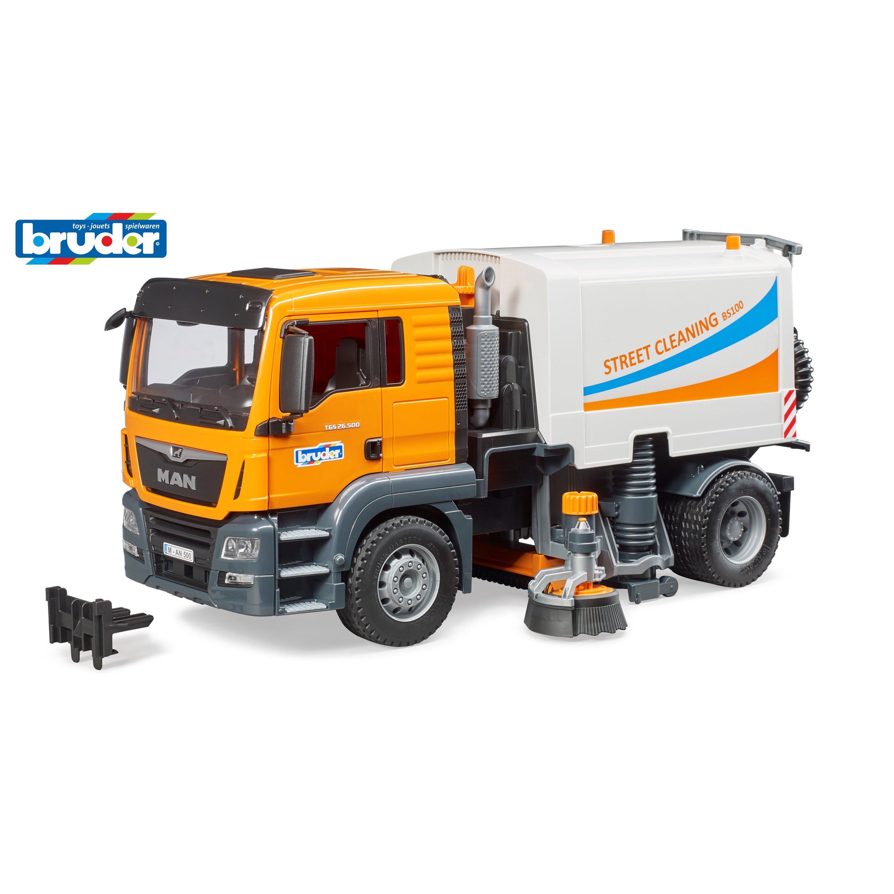 Multi - Bruder - Bruder 1:16 MAN TGS Street Sweeper ¿ Detailed Vehi - 3