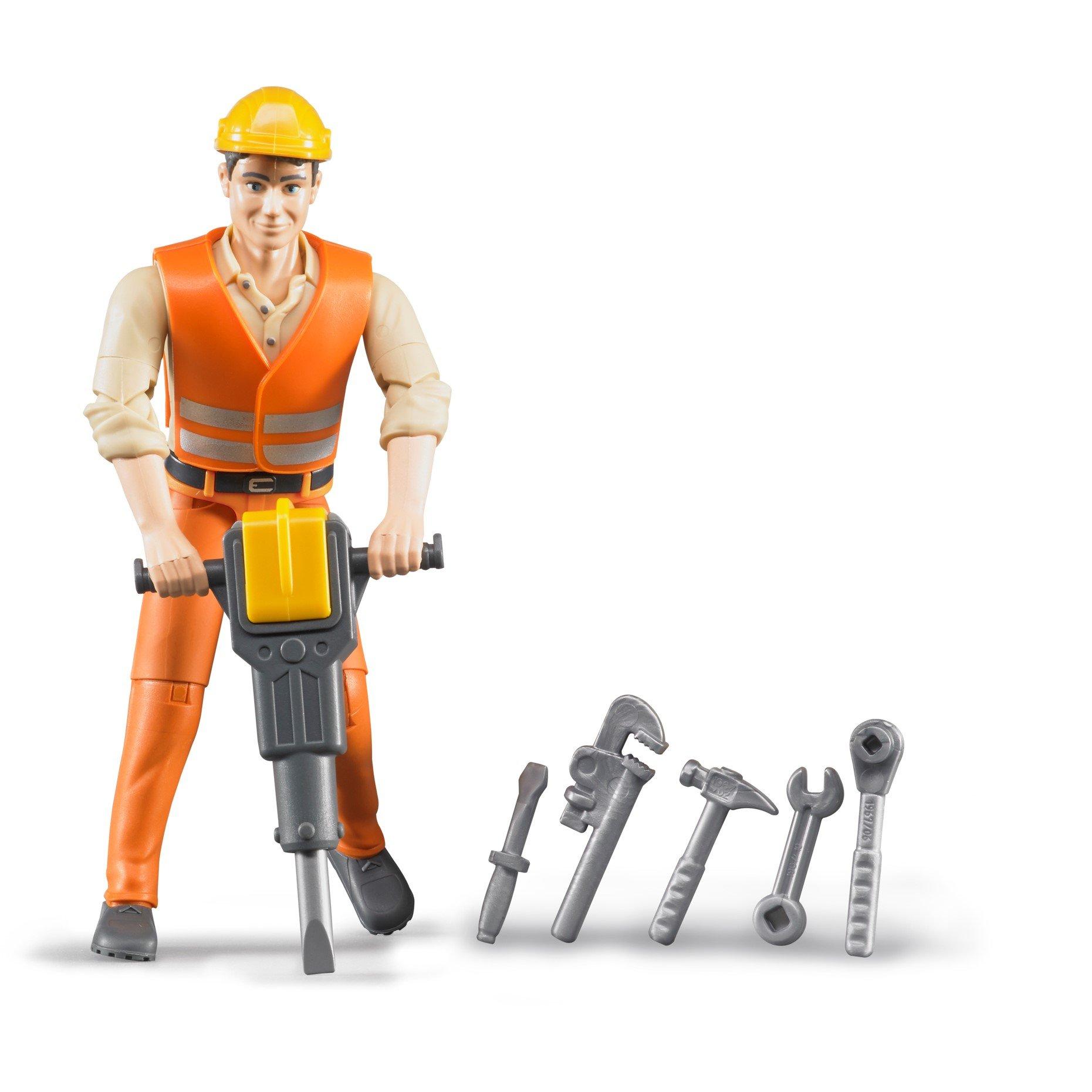 Multi - Bruder - Bruder 1:16 bworld Construction worker with access - 3