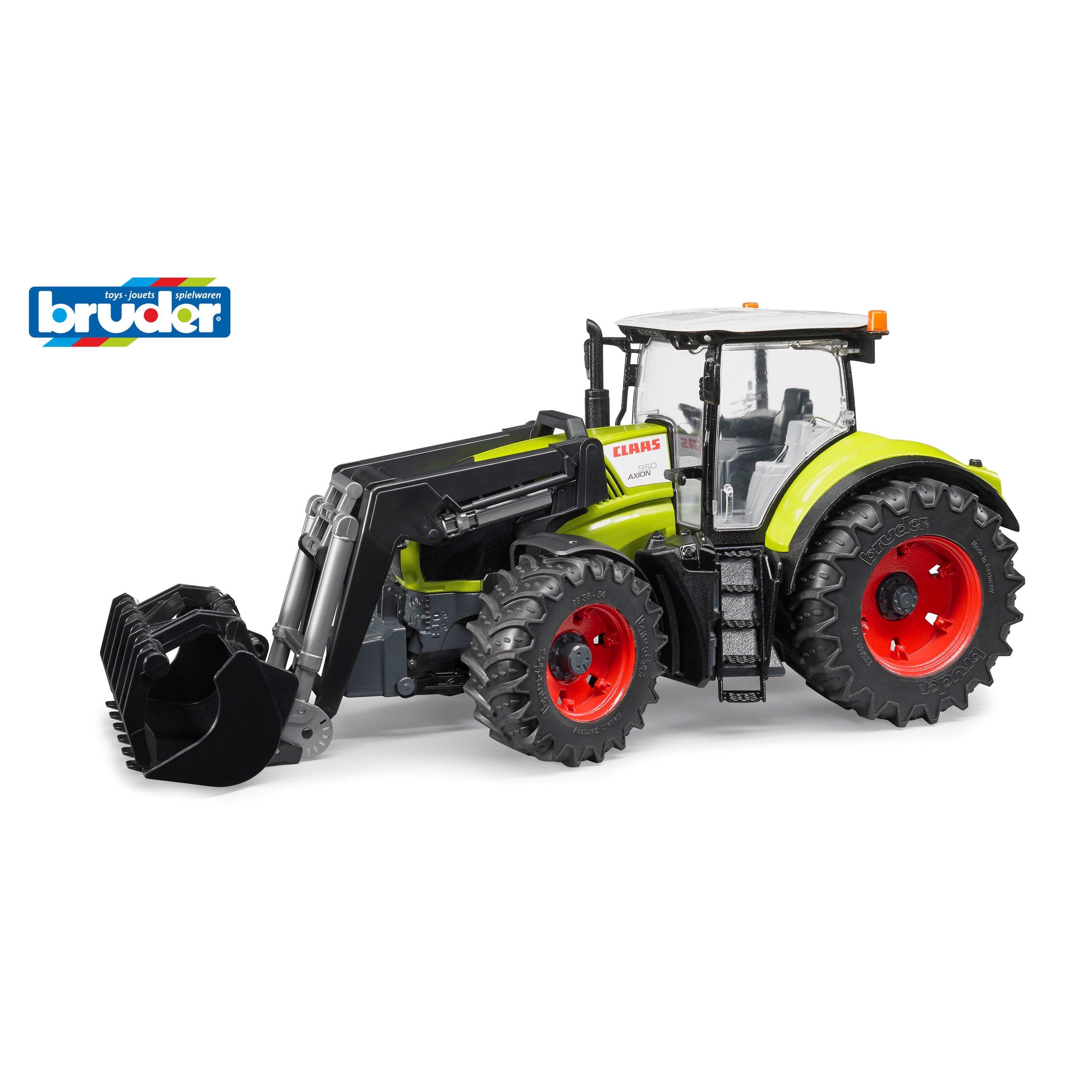 Bruder  Kids 1:16 Claas Axion 950 With Frontloader ¿ Con -  - 01:16
