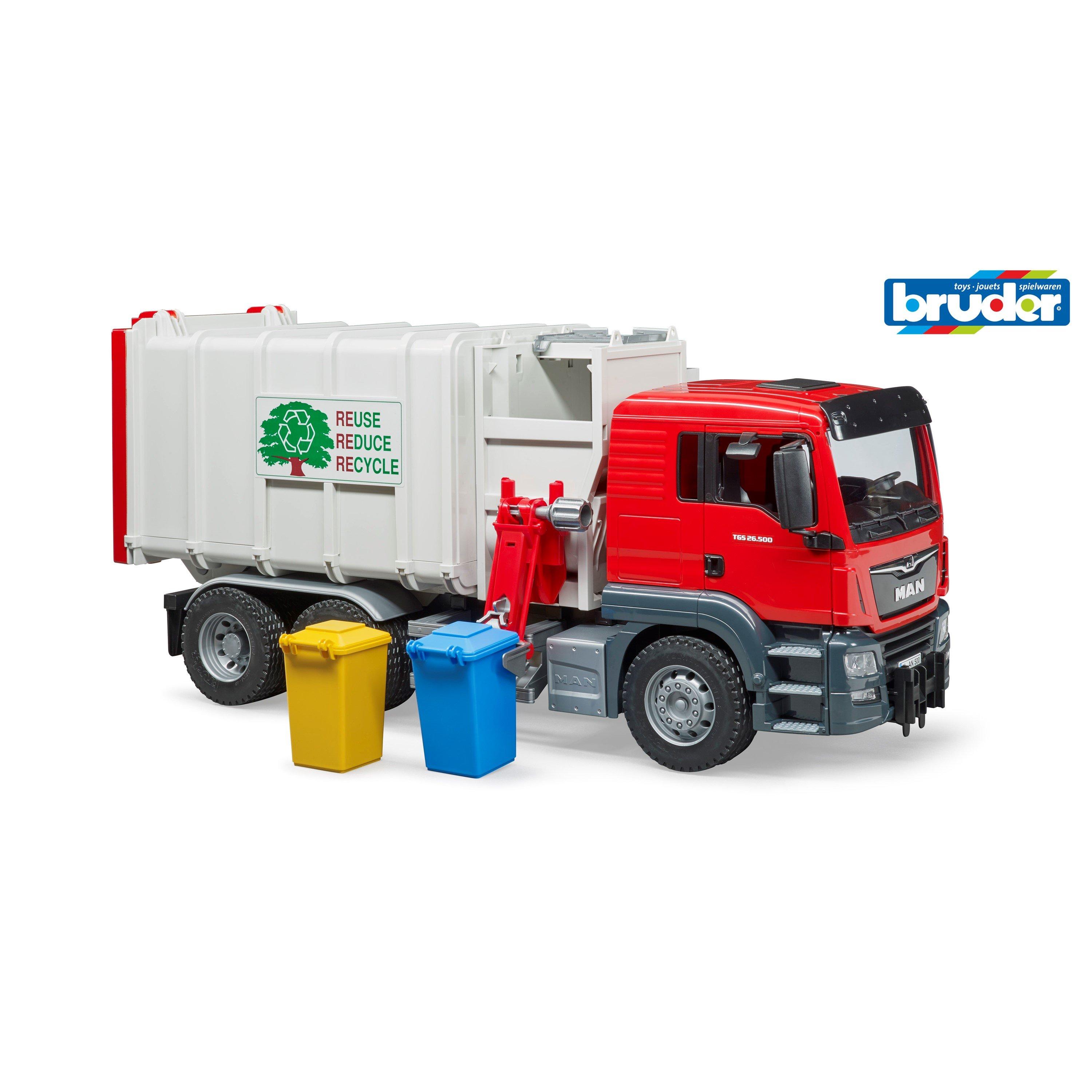 Multi - Bruder - Bruder 1:16 MAN TGS Side loading garbage truck ¿ D - 1