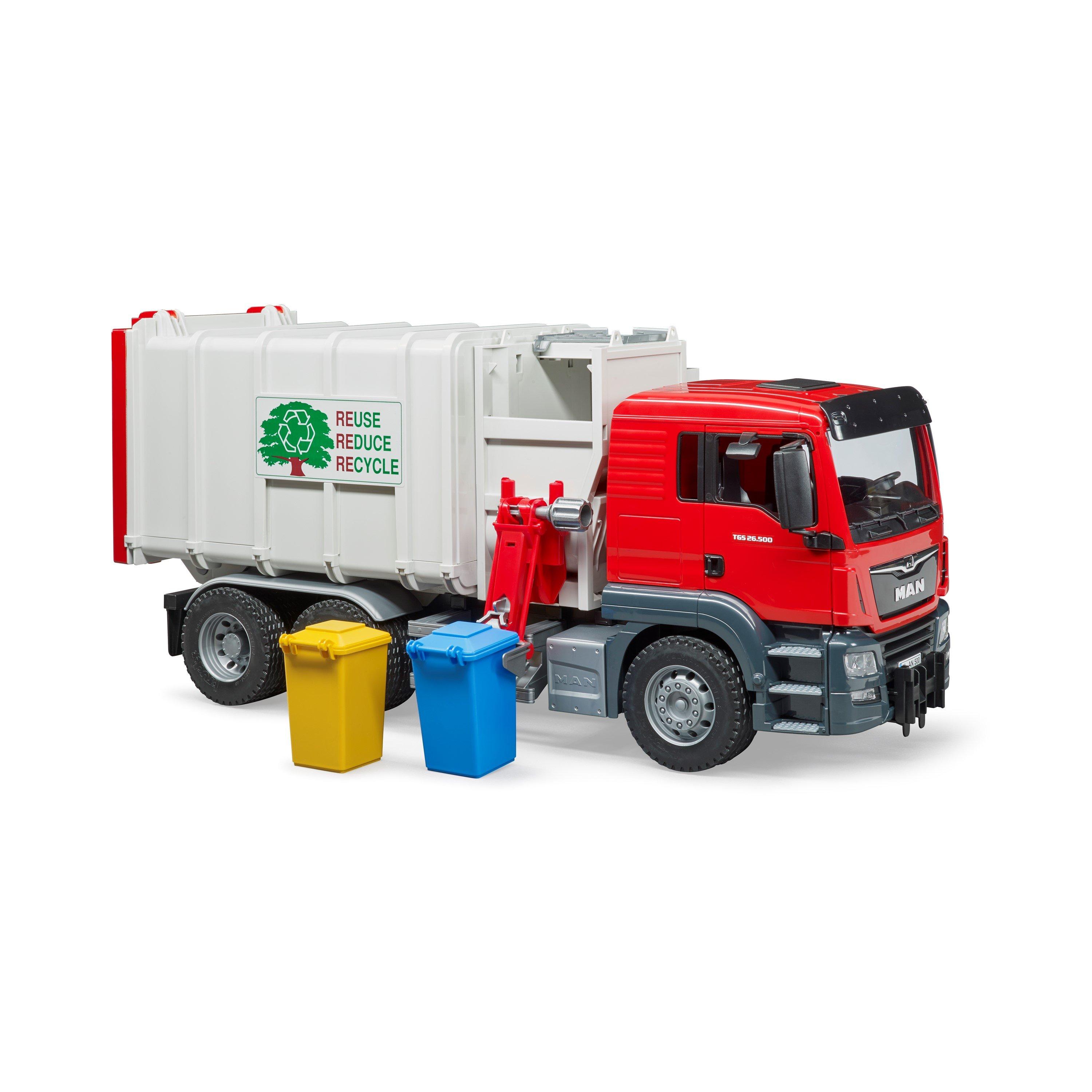 Multi - Bruder - Bruder 1:16 MAN TGS Side loading garbage truck ¿ D - 7
