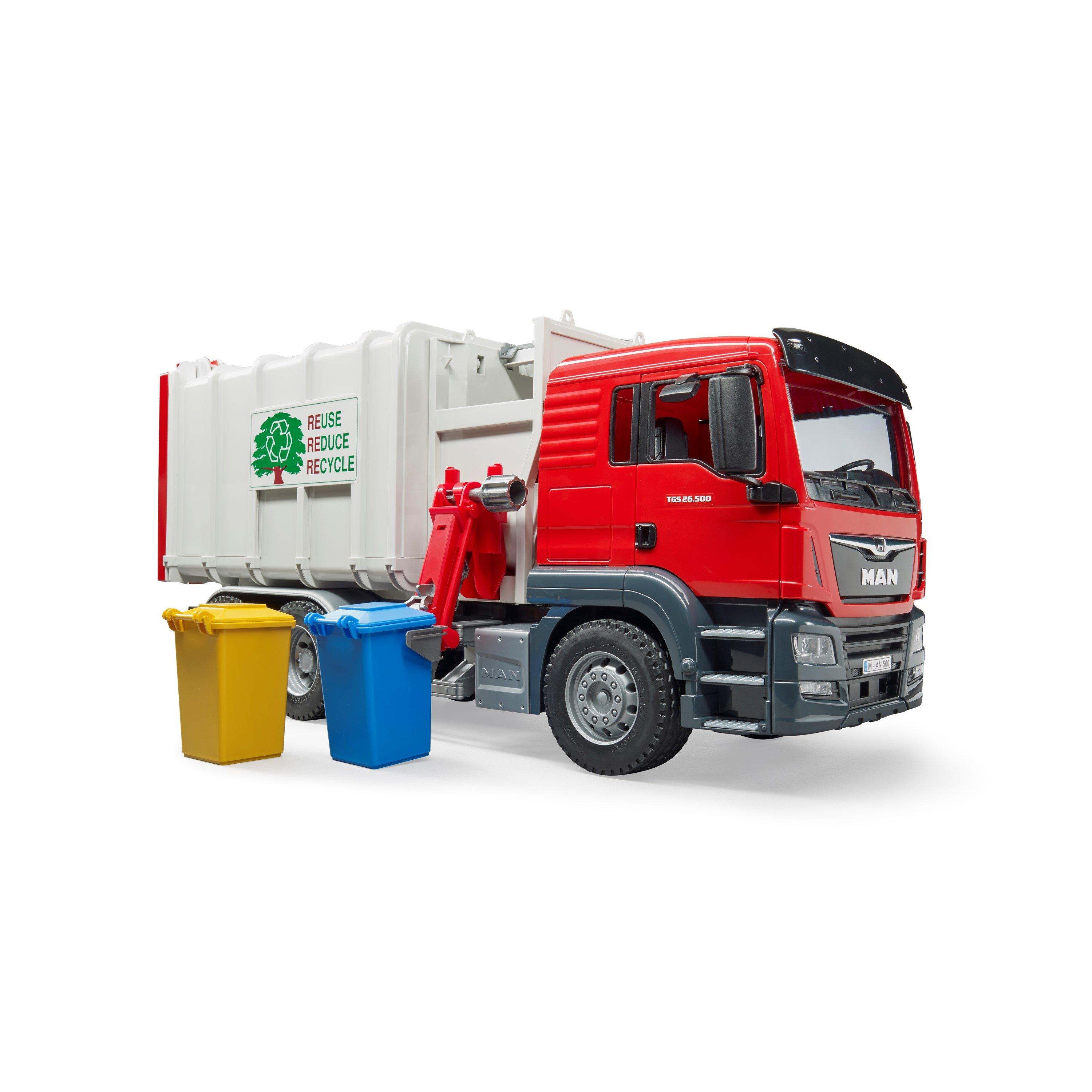 Multi - Bruder - Bruder 1:16 MAN TGS Side loading garbage truck ¿ D - 8