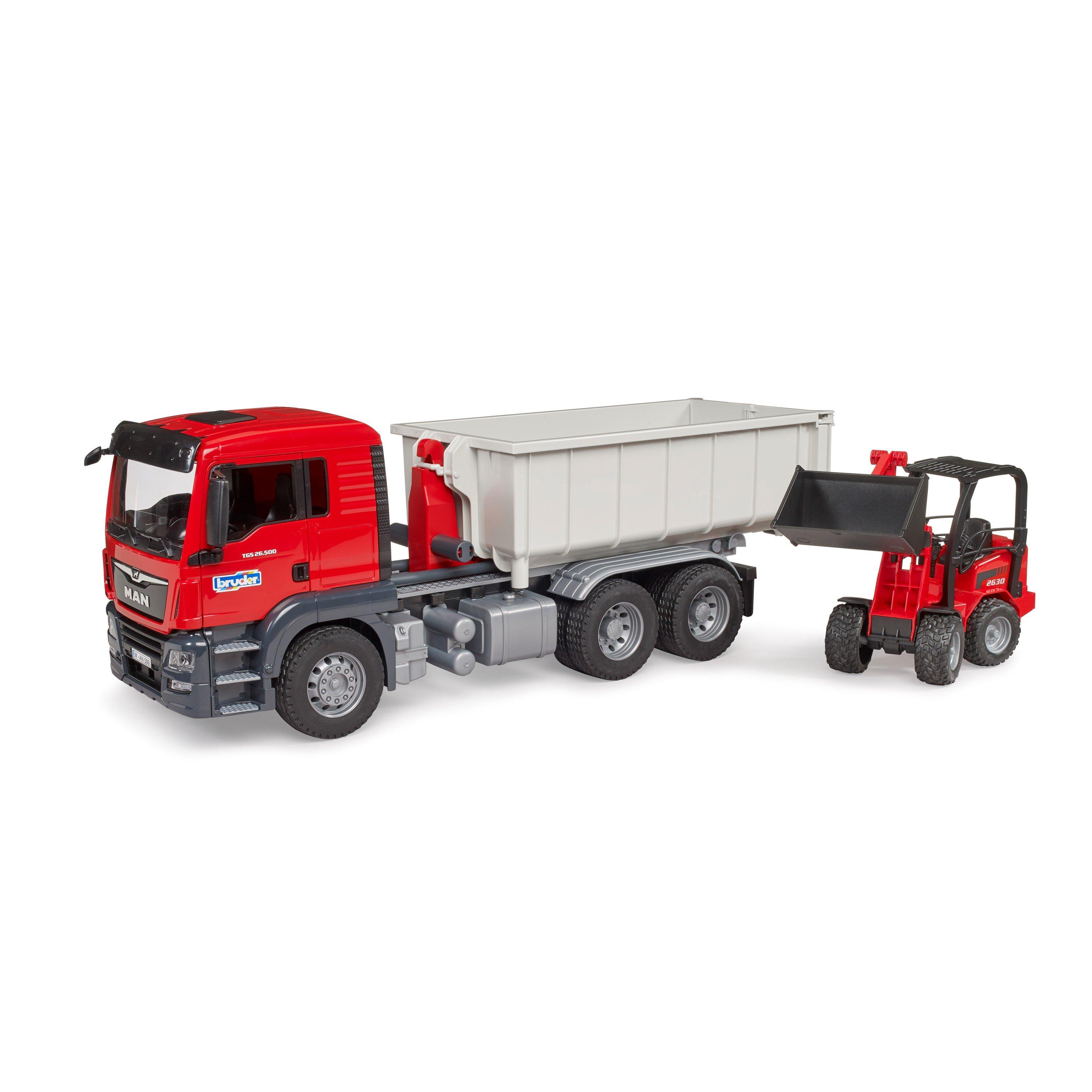 Multi - Bruder - Bruder 1:16 MAN TGS Truck with Roll-Off-Container - 3