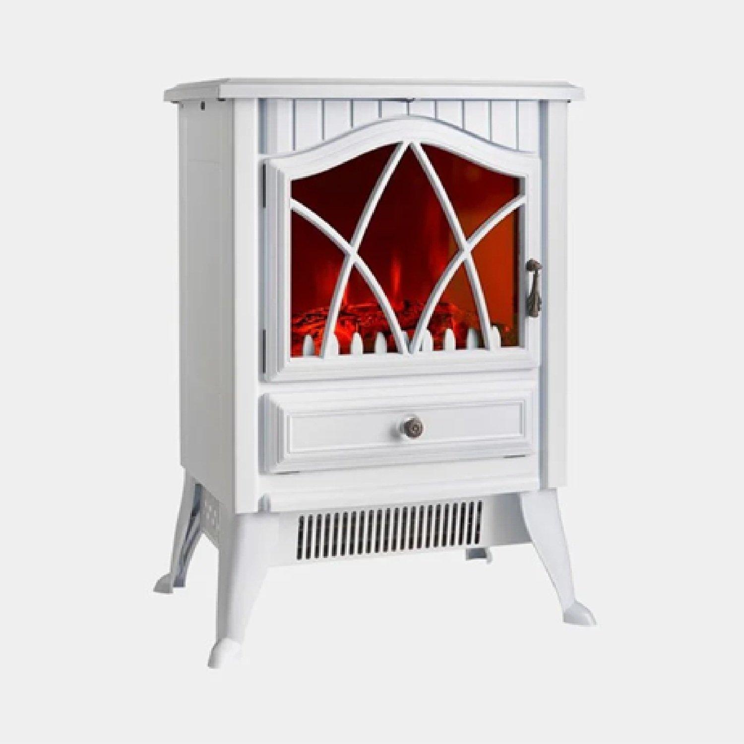 Vonhaus  Black Stove Heater 1800W - White