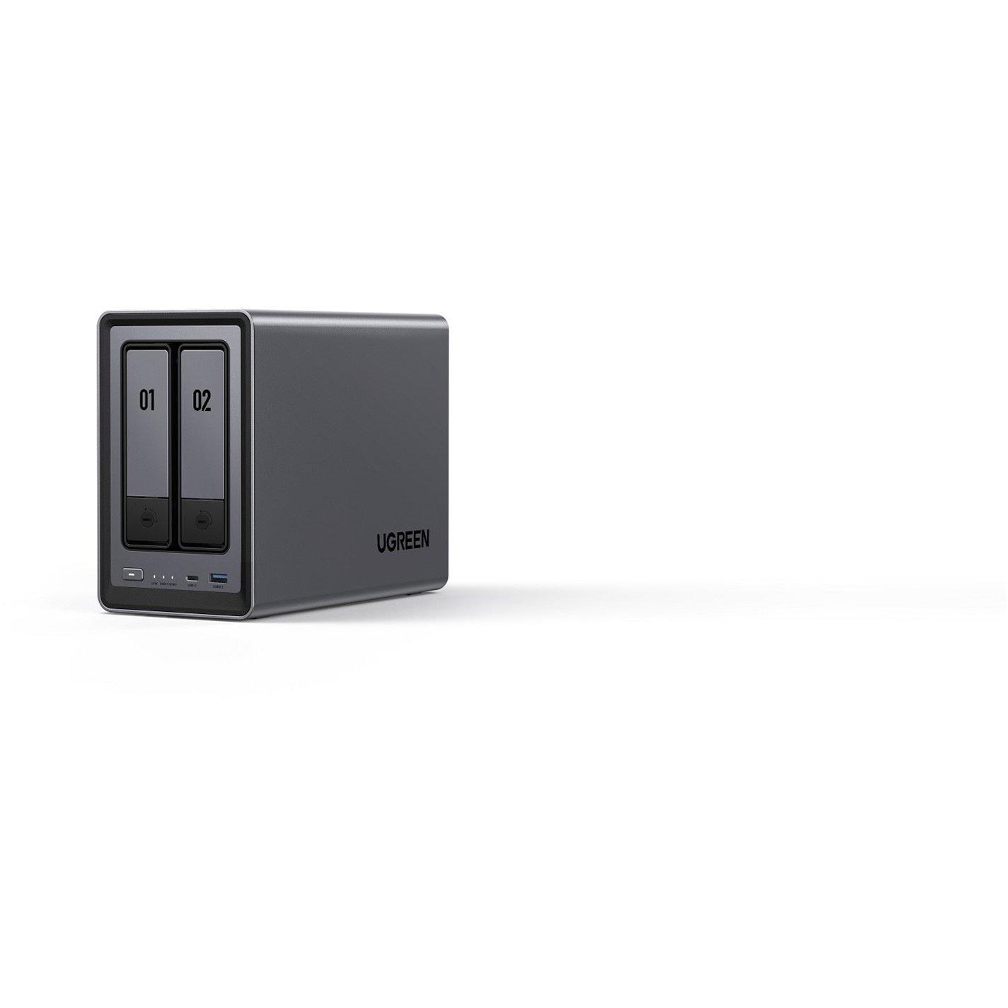 Black - UGREEN - NASync DXP2800 (Diskless) UK - (NAS) Network Attached Storage - 1