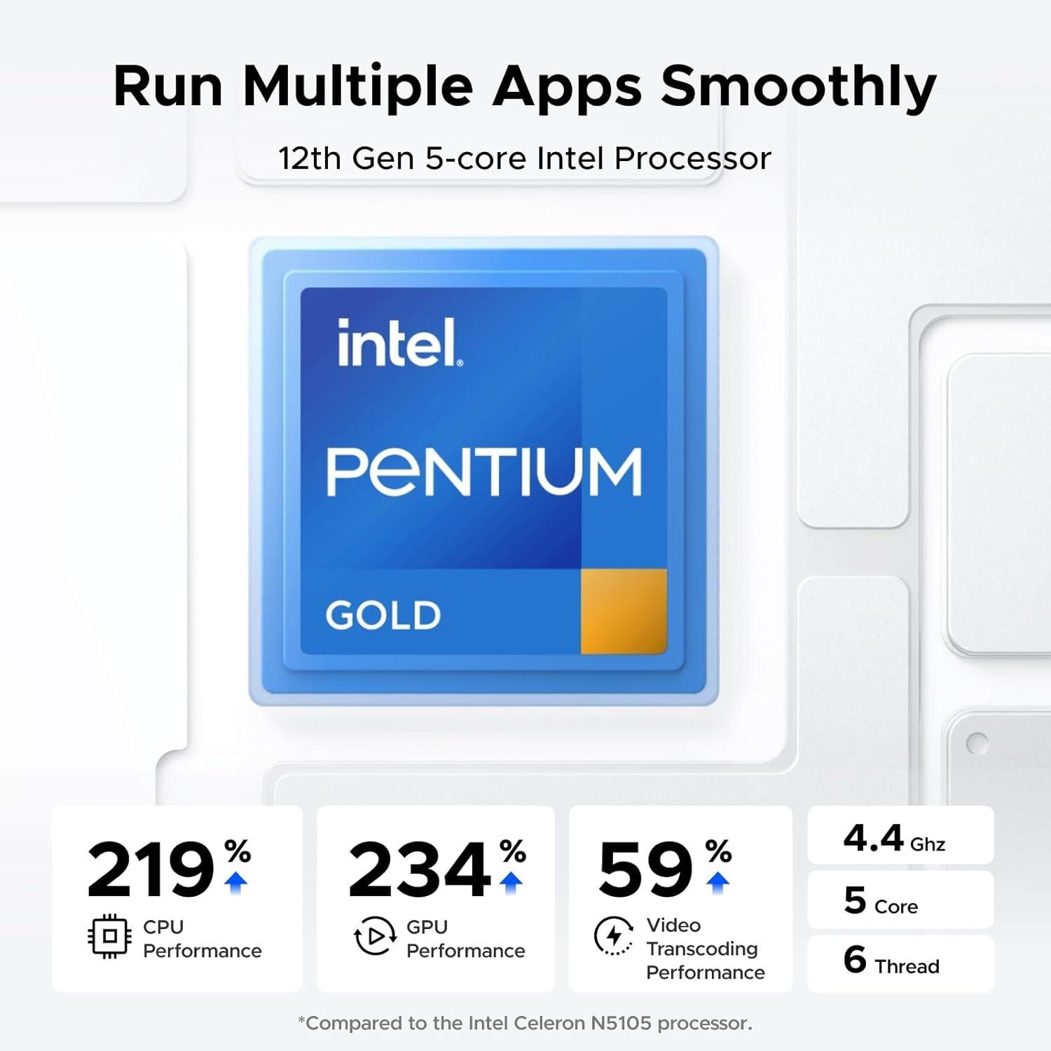 Black - UGREEN - NASync DXP4800 Plus (Diskless) UK Network Attached Storage - 5