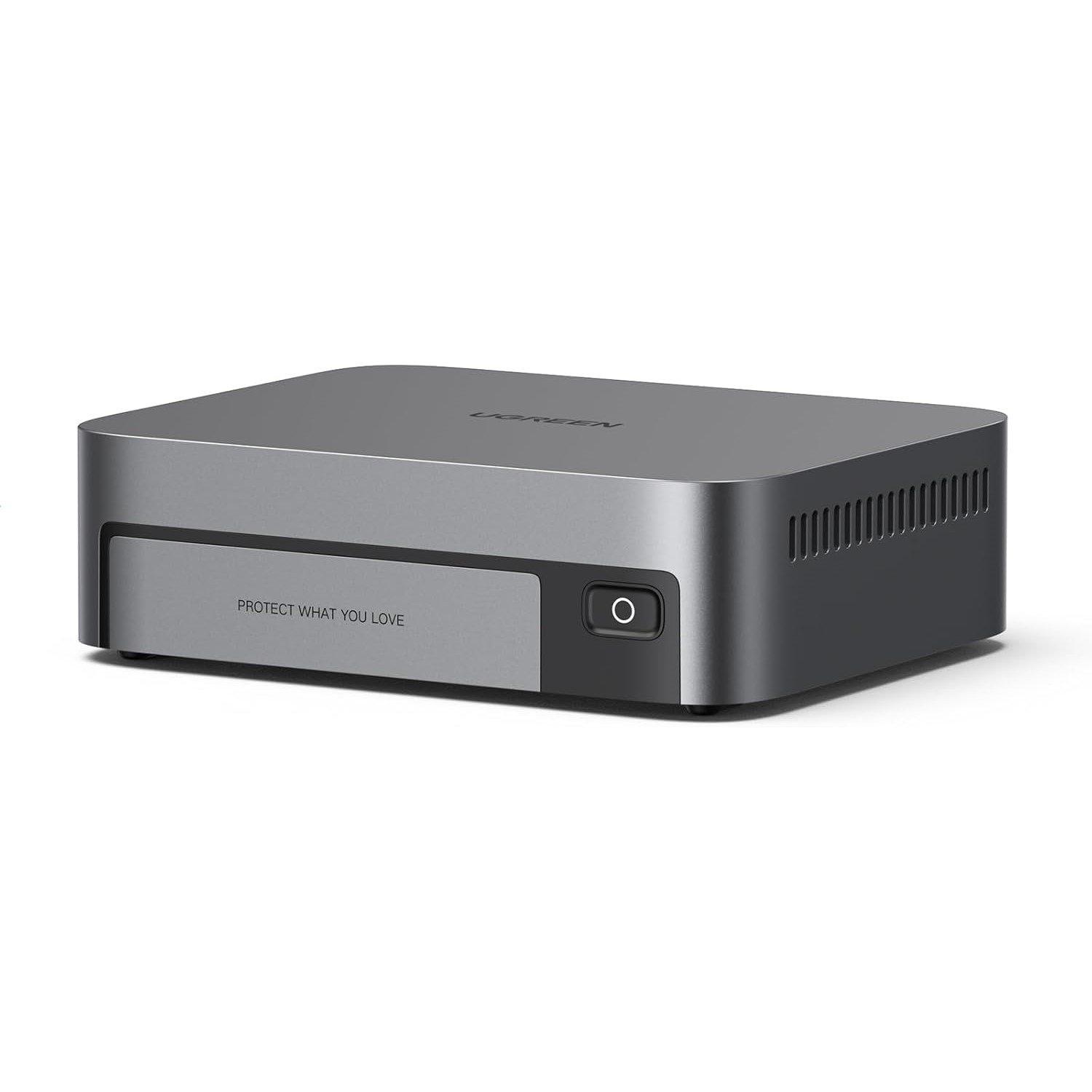 Black - UGREEN - NASync DXP480T Plus Network Attached Storage - 1