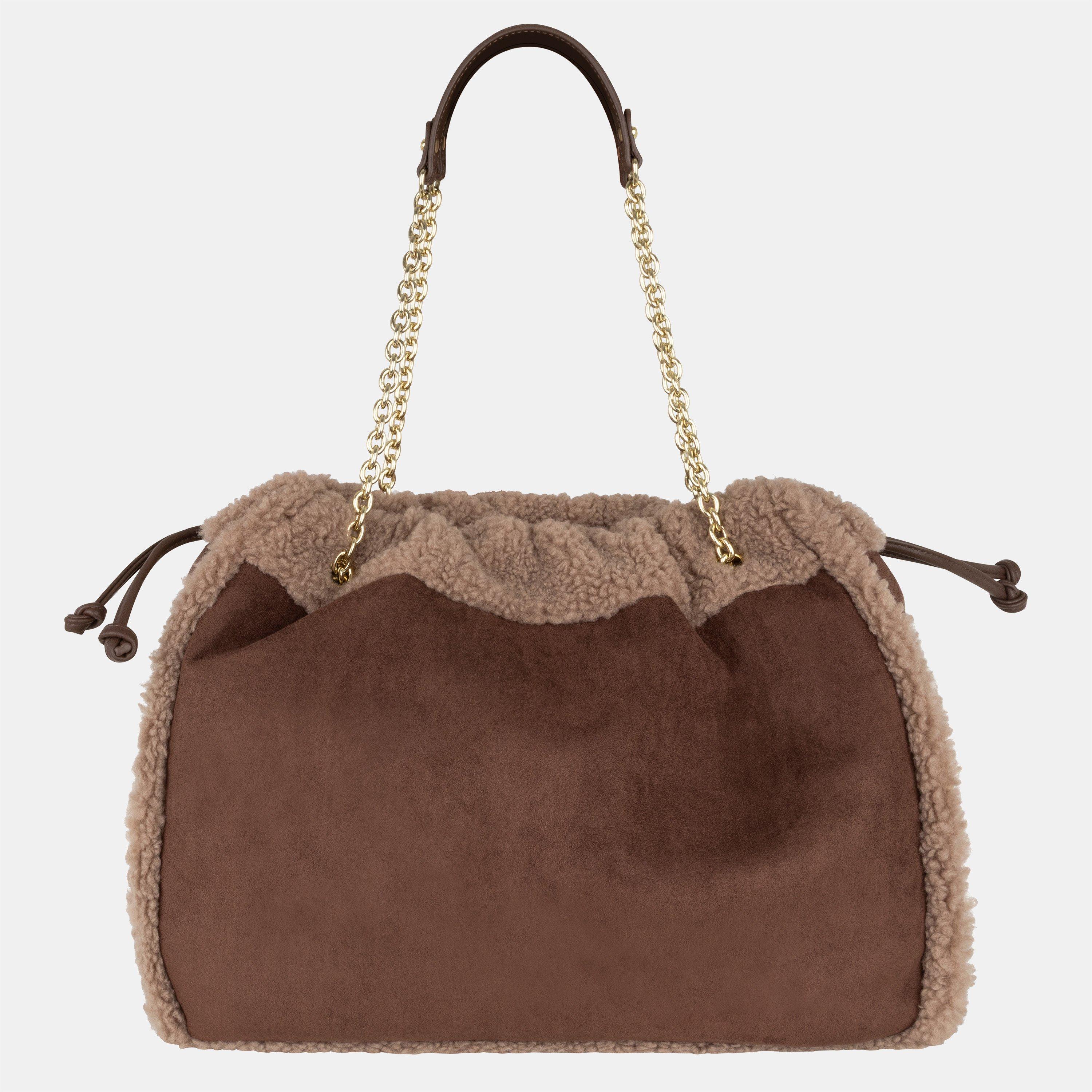 CAFFE/TAUPE - Valentino - Women's MAX Tote Bag - 3