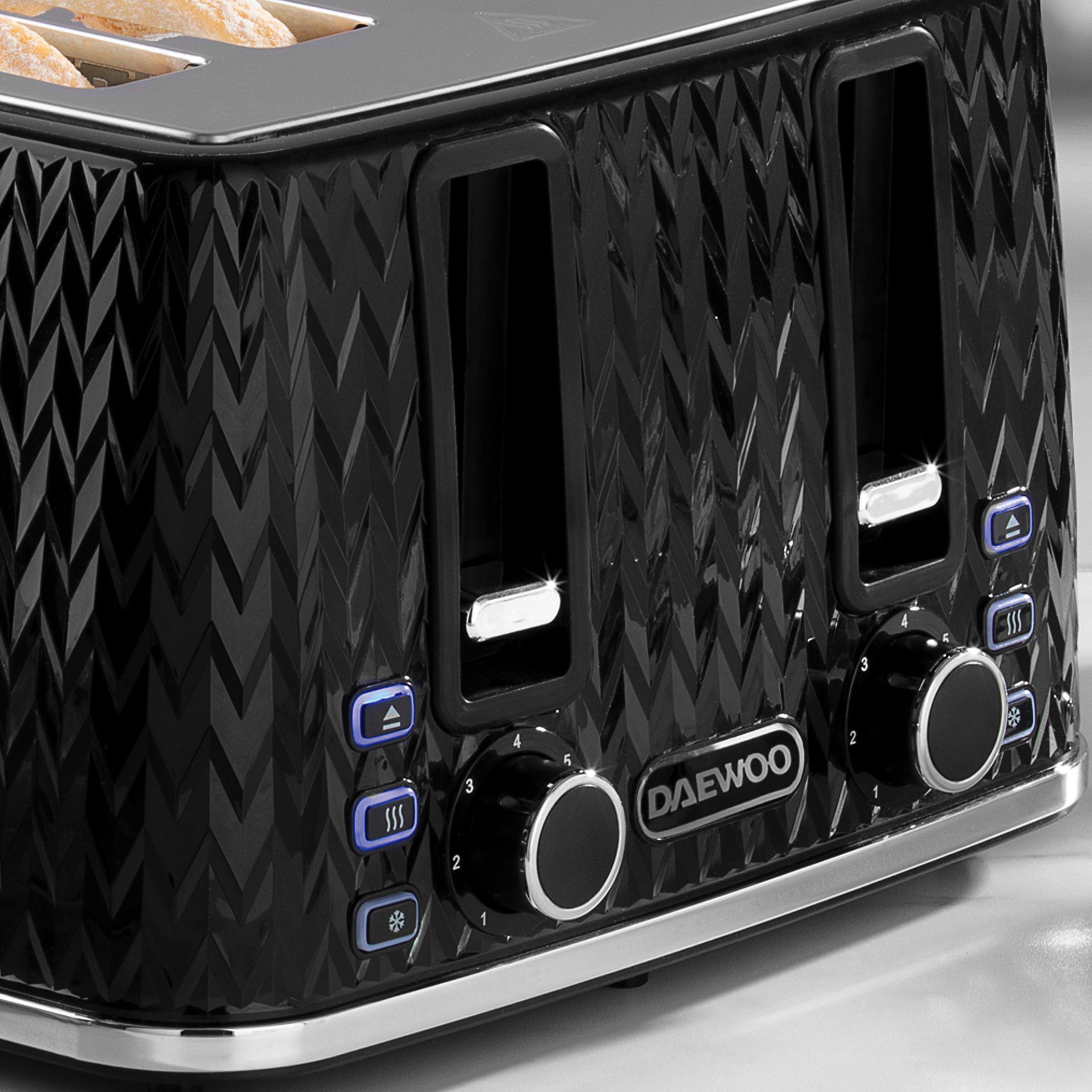 Black - Daewoo Electricals - ARGYLE TRIPLE PACK BLACK - 5