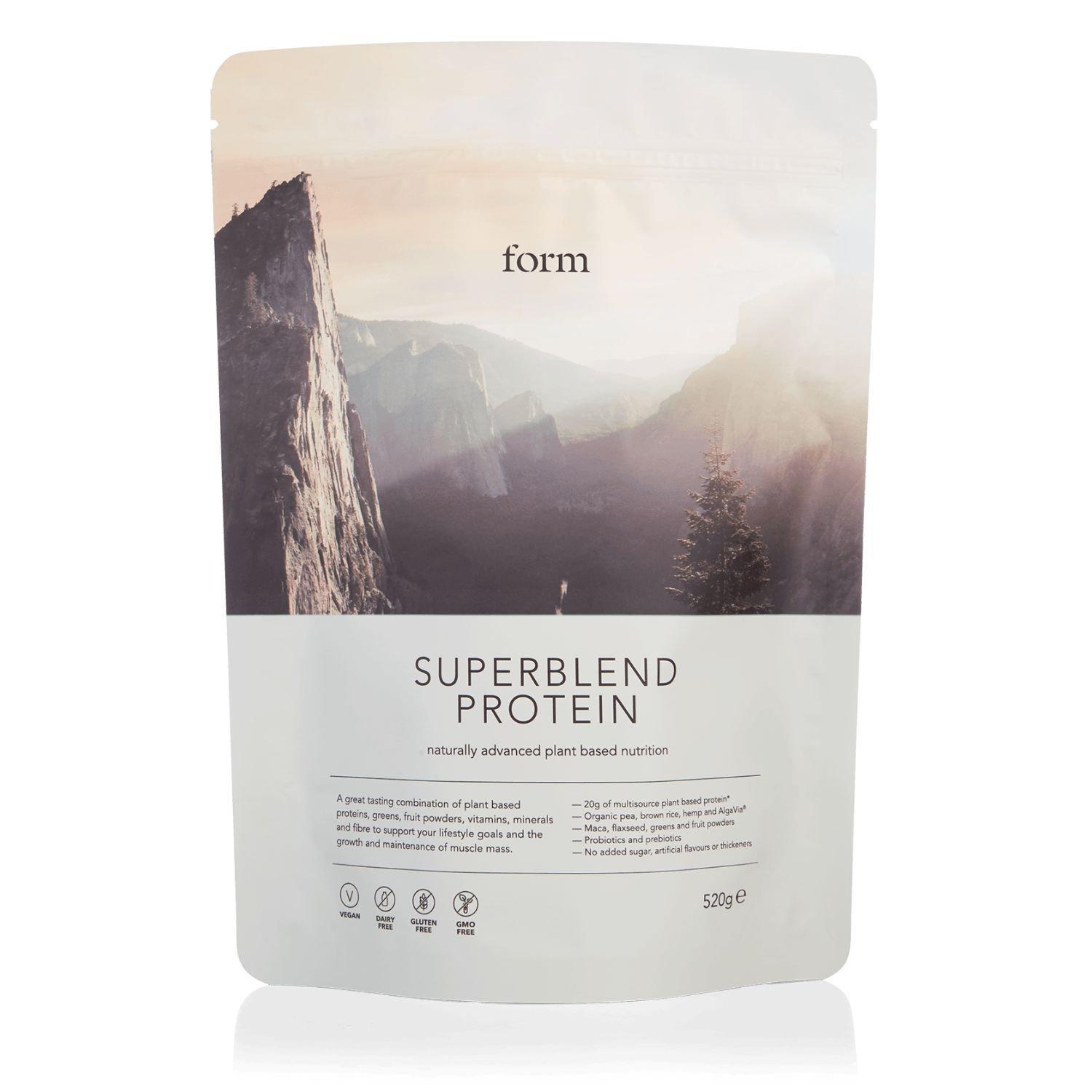 Form Nutrition  Form Vegan Superblend Protein 520G (13 Servings) - Chocolate Peanu - 500g