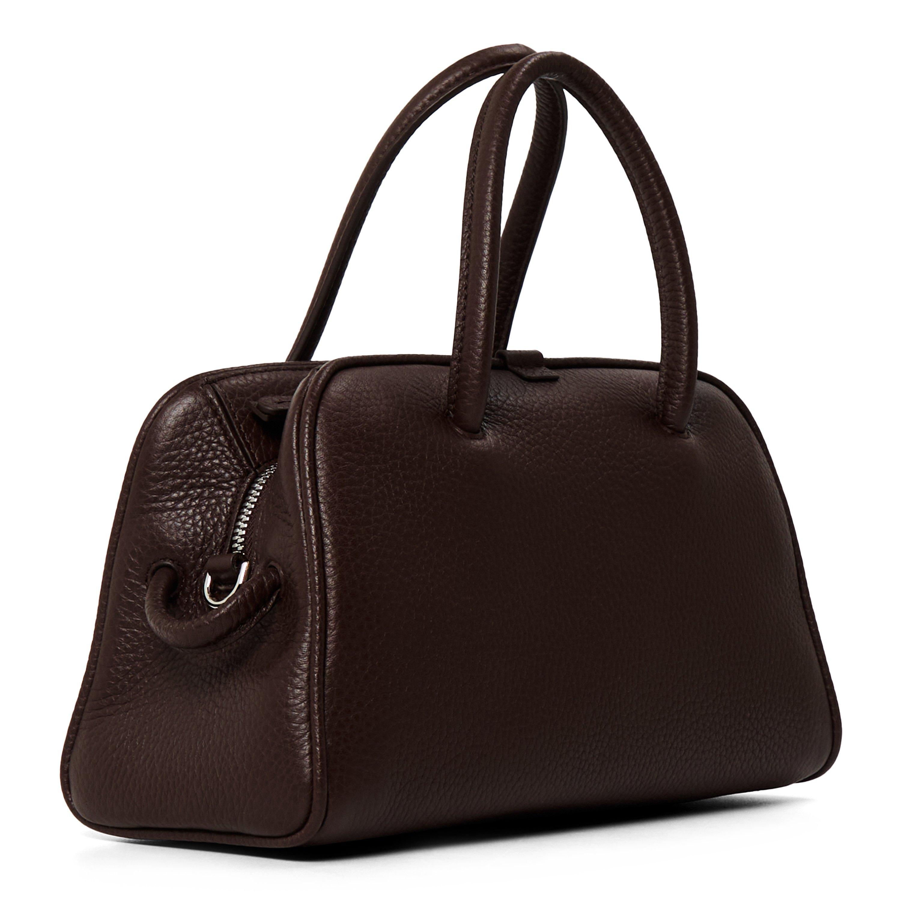 Dark Brown - Jacquemus - Women's Le Petit Turismo Top Handle Bag - 2