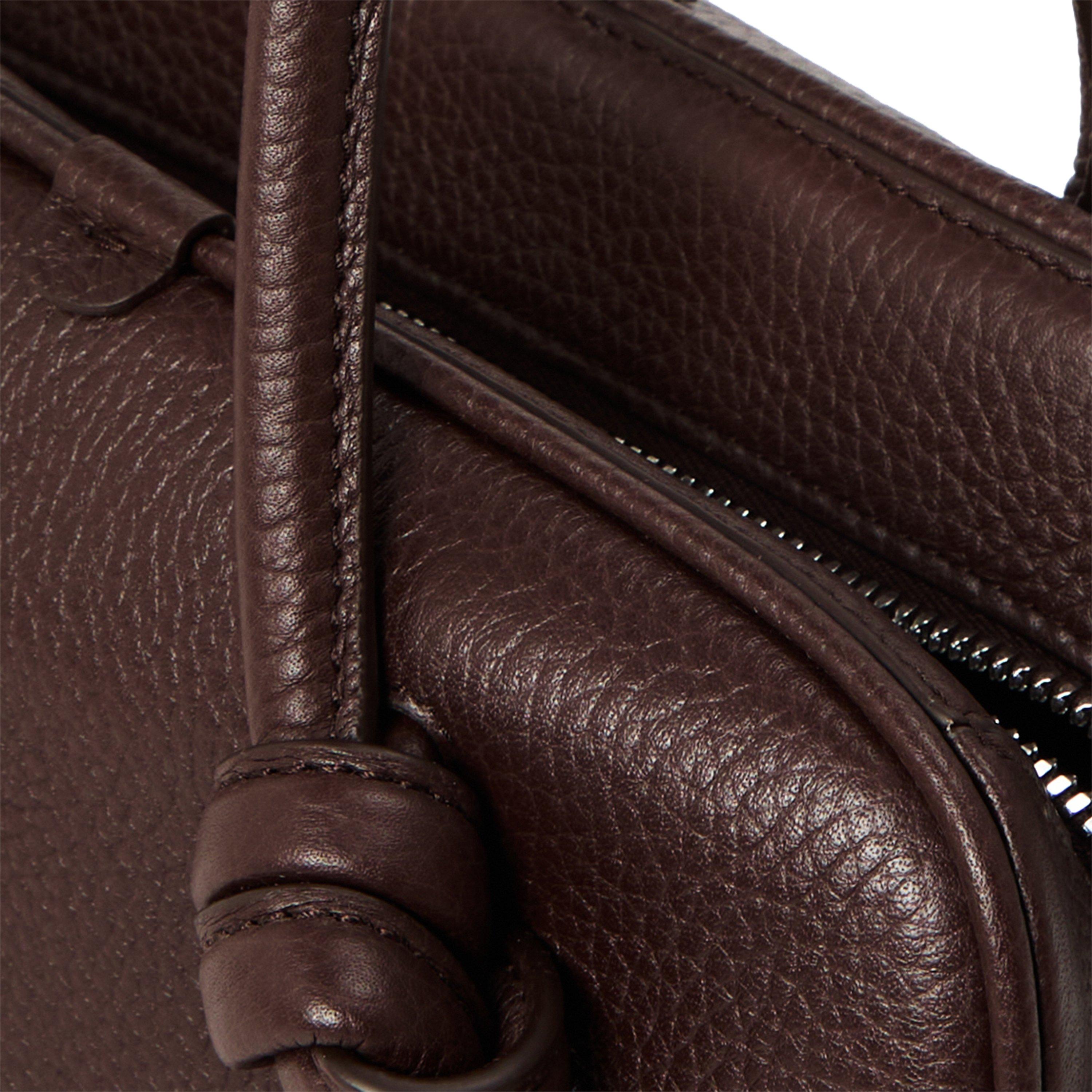 Dark Brown - Jacquemus - Women's Le Petit Turismo Top Handle Bag - 5