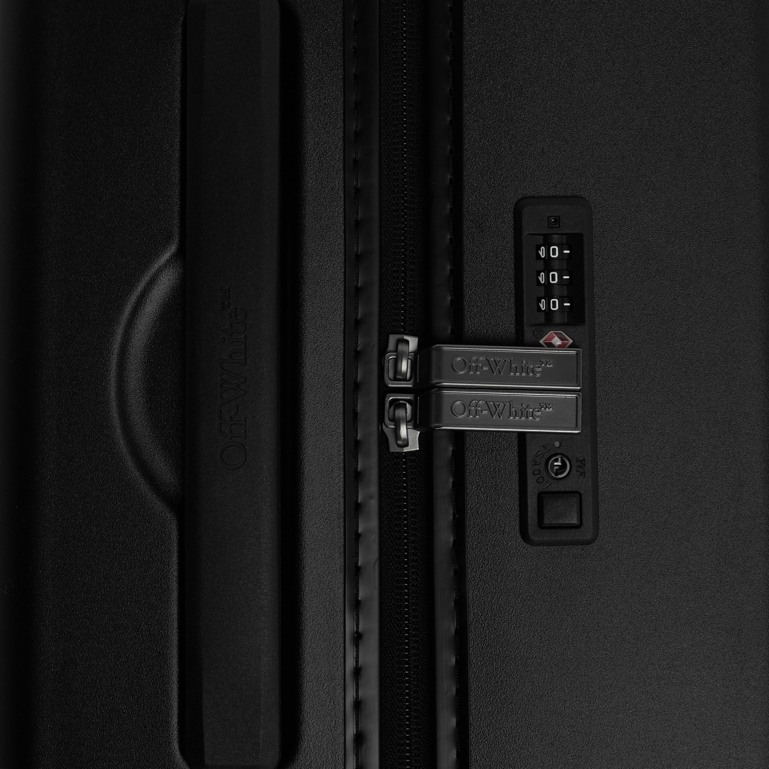 Black - Off White - Off Full Arrow Suitcase - 5