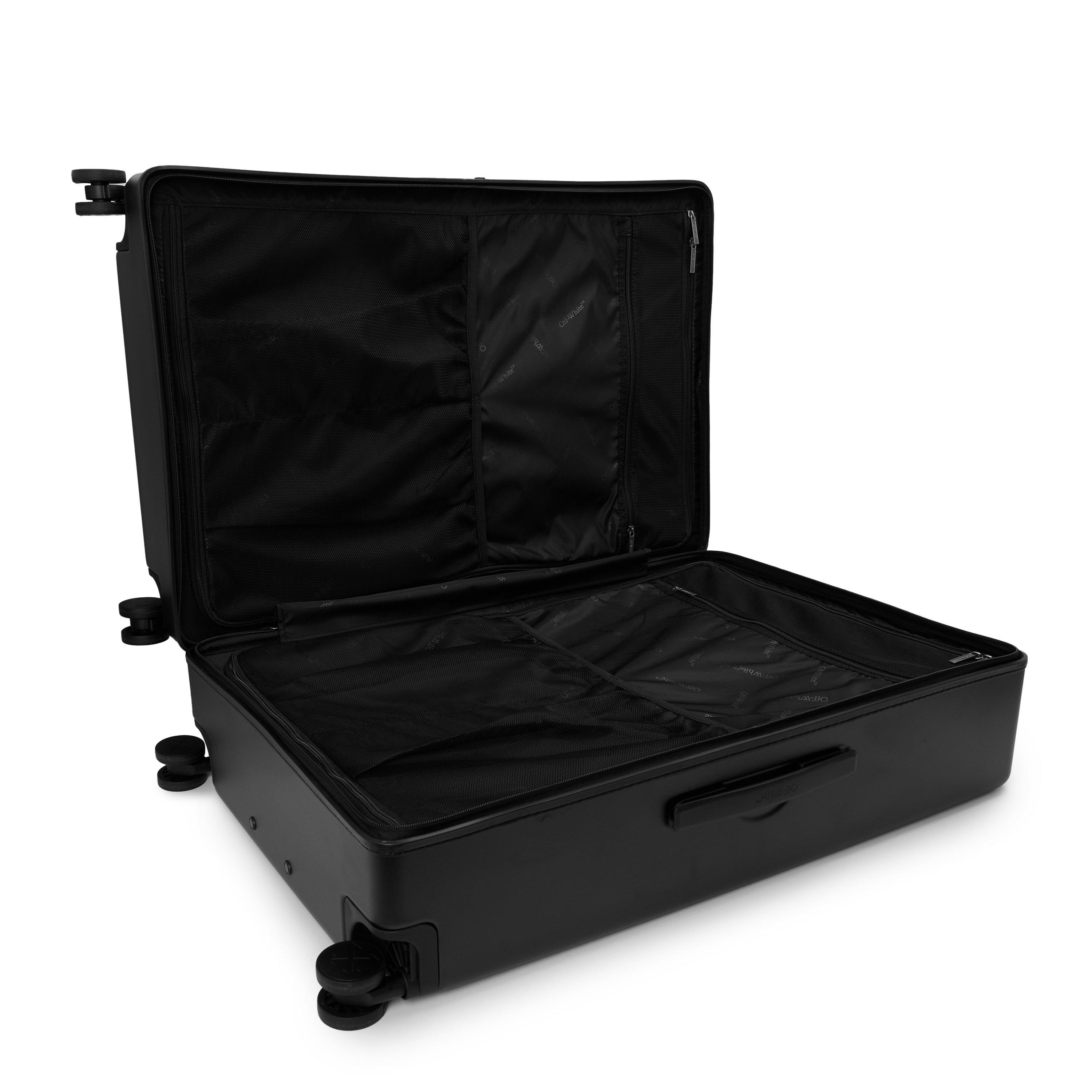 Black - Off White - Off Full Arrow Suitcase - 4