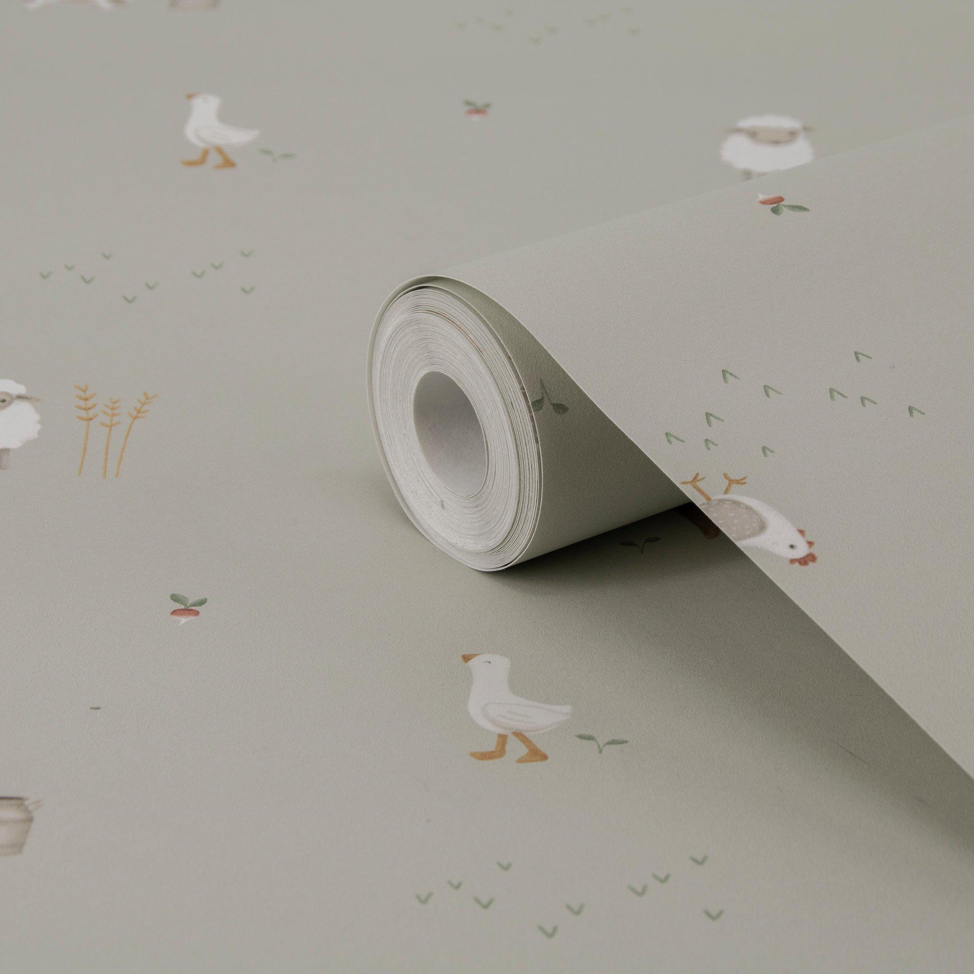 Multicoloured - Little Dutch - Little Farm Wallpaper - 3