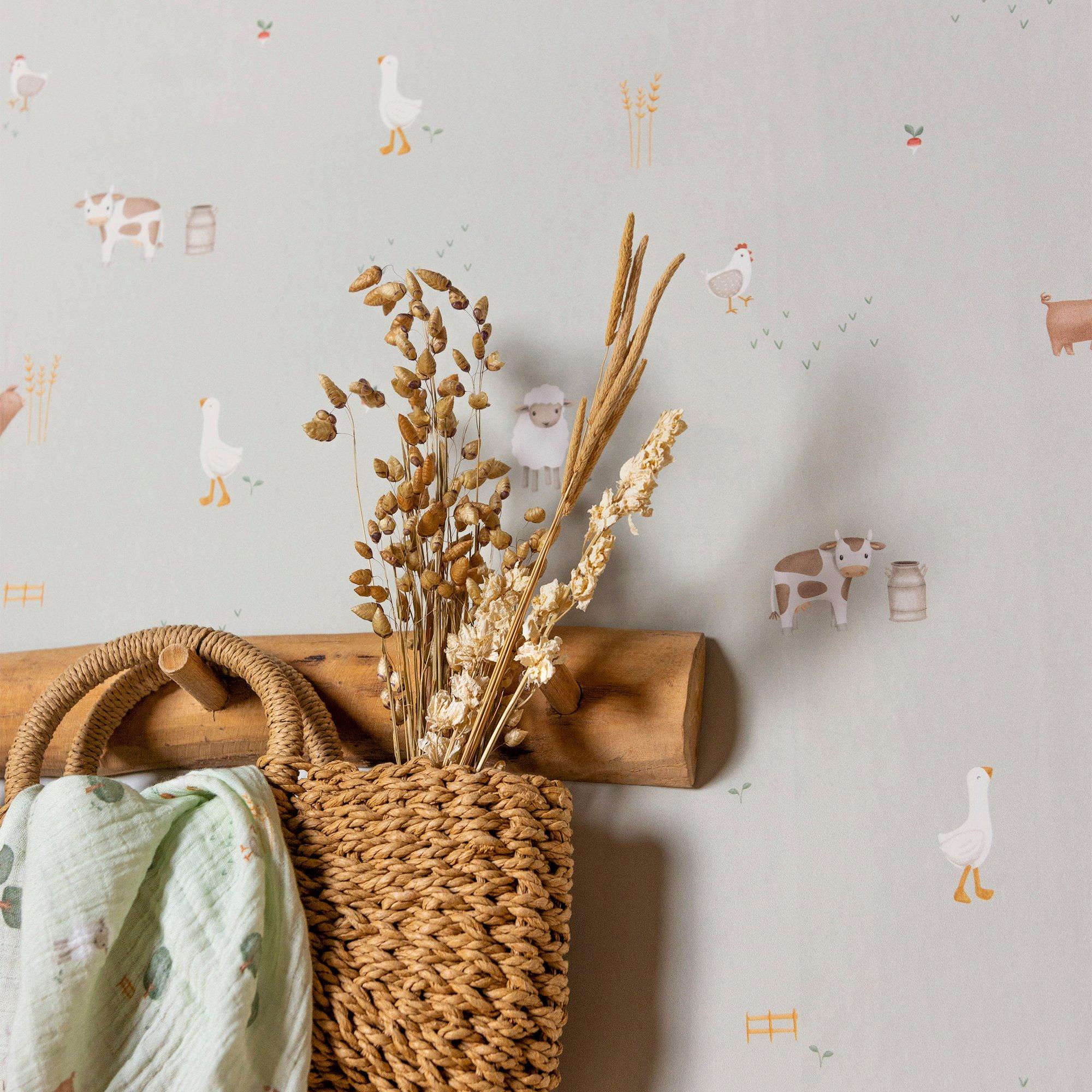 Multicoloured - Little Dutch - Little Farm Wallpaper - 5