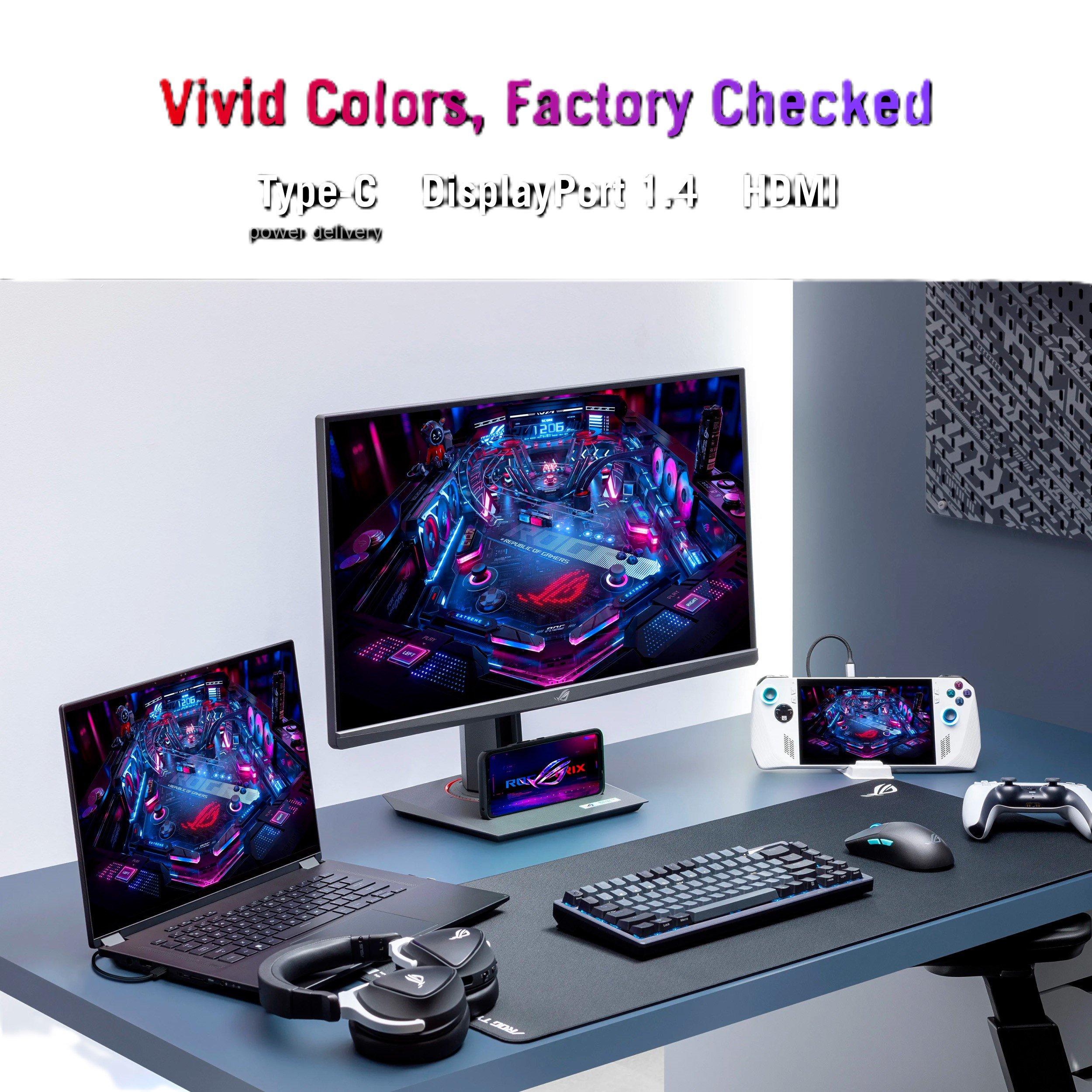 Black - ASUS - ASUS ROG Strix XG27ACMS 27 inch 320Hz Gaming Monitor - 8