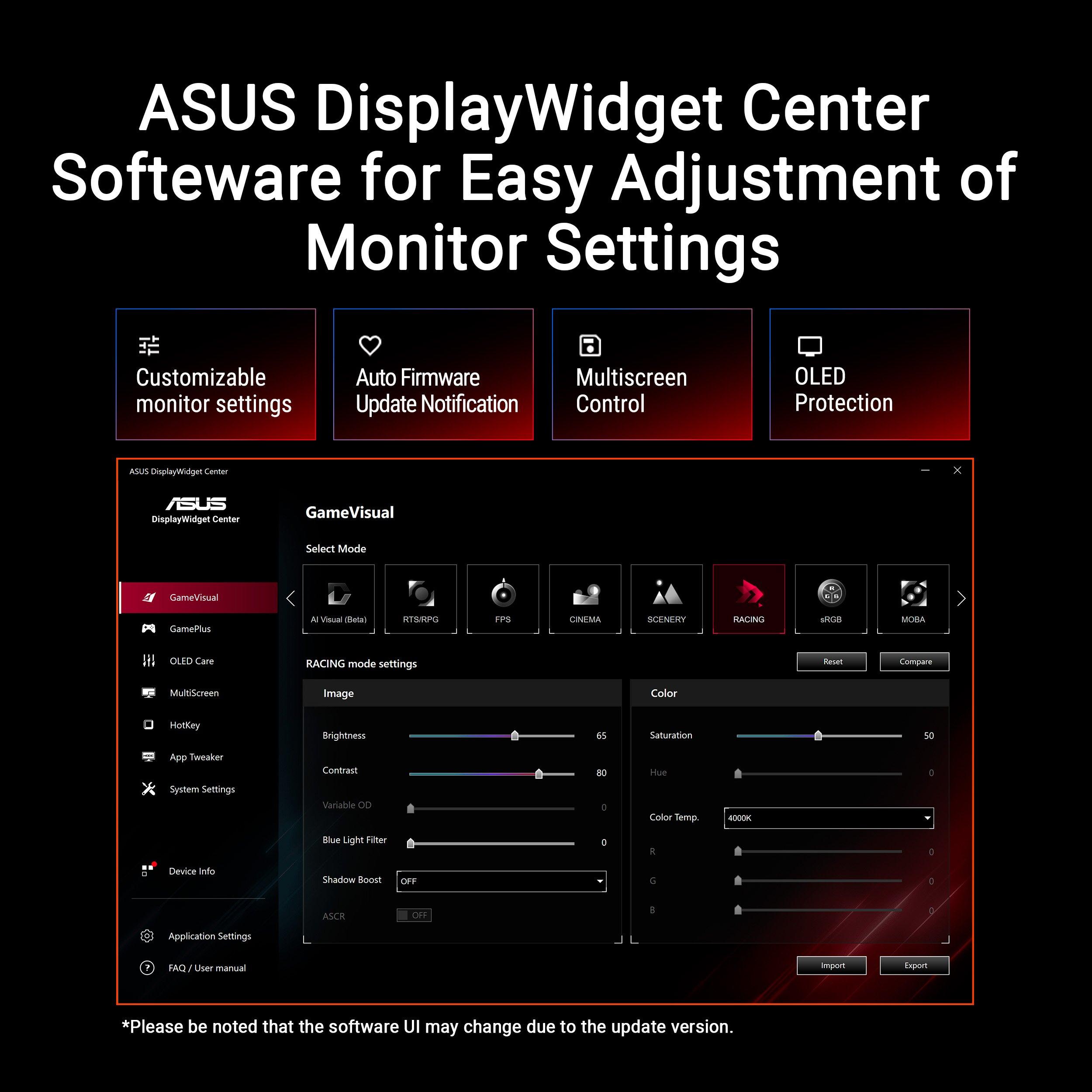 Black - ASUS - ASUS ROG Strix OLED XG32UCDS 32 inch 4K QD-OLED gaming monitor - 14
