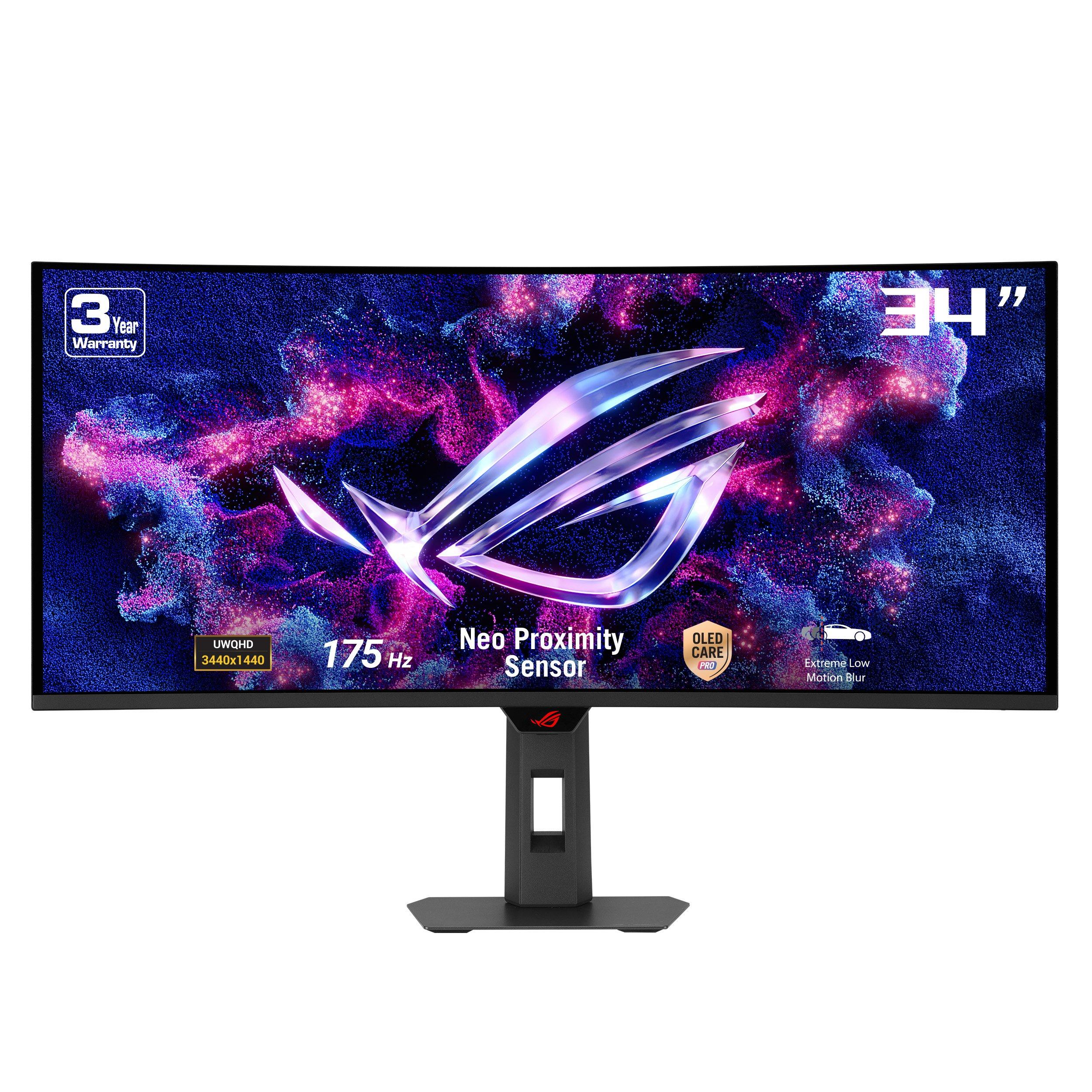 Black - ASUS - ASUS ROG Strix OLED XG34WCDG 34 inch QD-OLED Monitor - 1