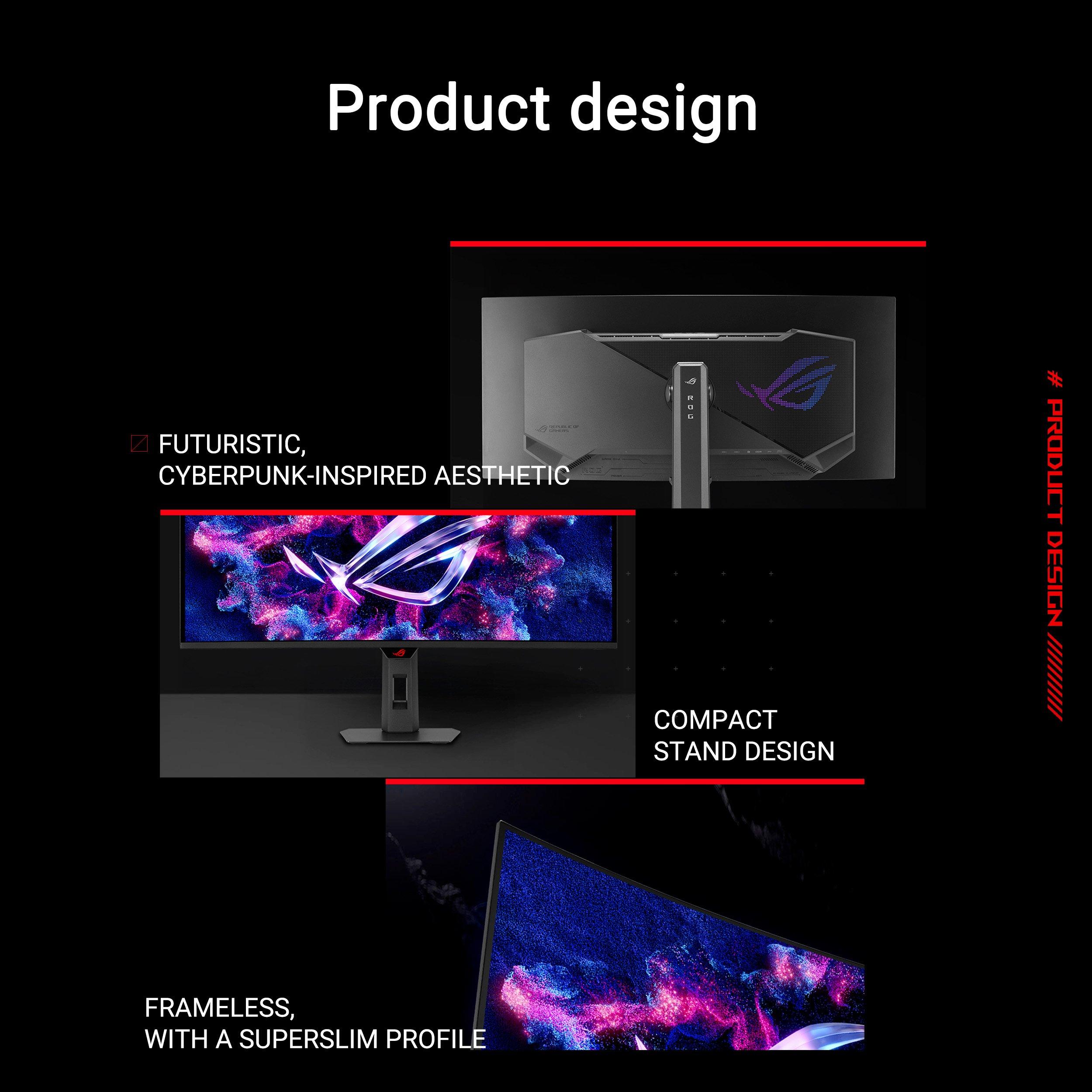 Black - ASUS - ASUS ROG Strix OLED XG34WCDG 34 inch QD-OLED Monitor - 14