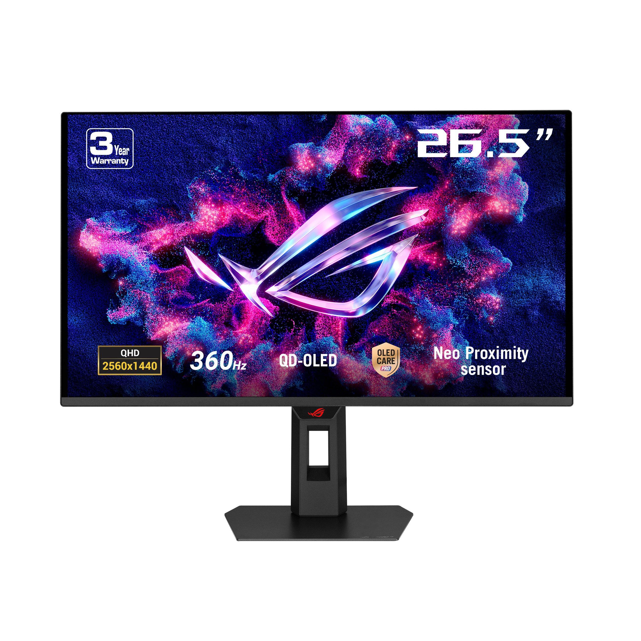 Black - ASUS - ASUS ROG Strix OLED XG27AQDNG gaming monitor - 1