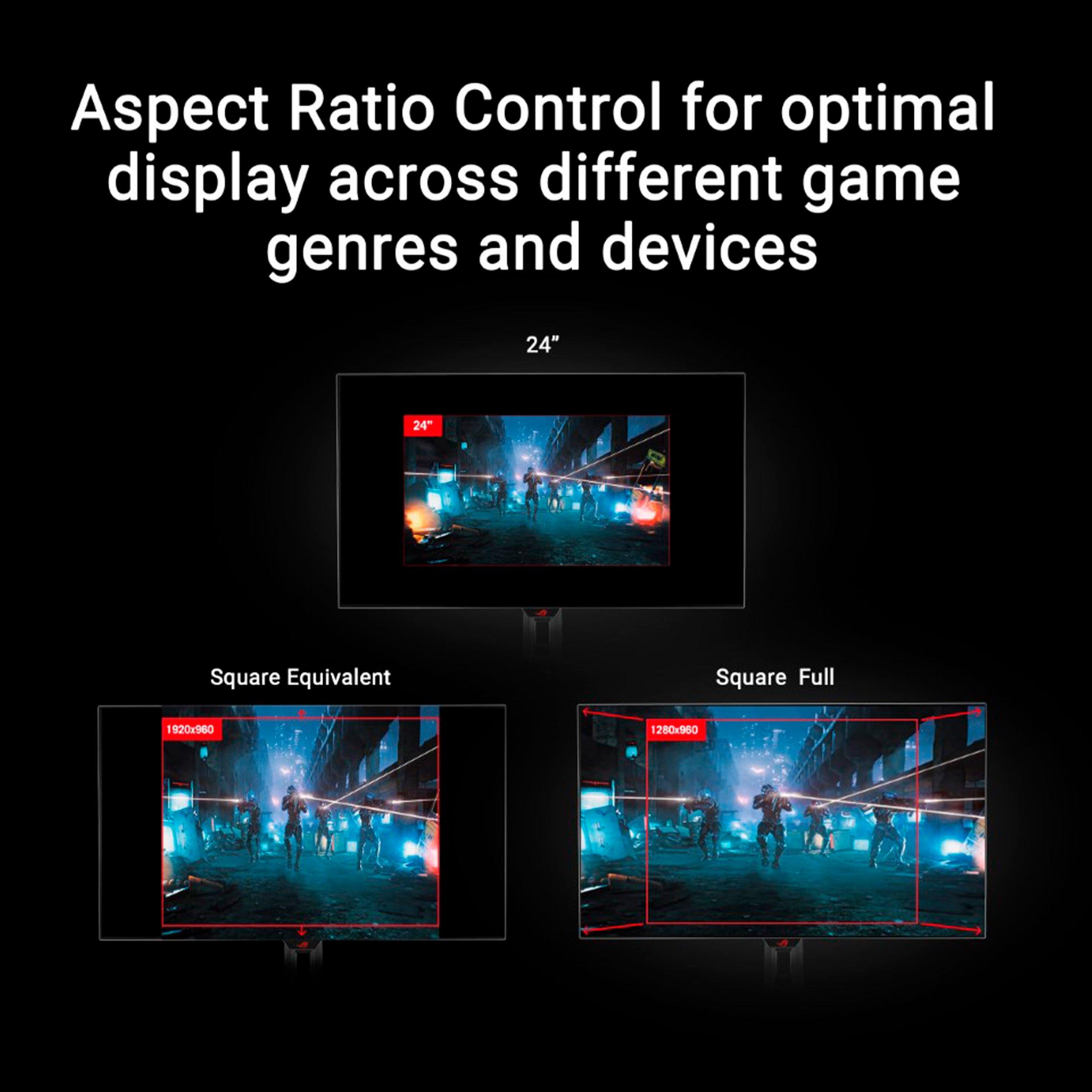 Black - ASUS - ASUS ROG Strix OLED XG27AQDNG gaming monitor - 11