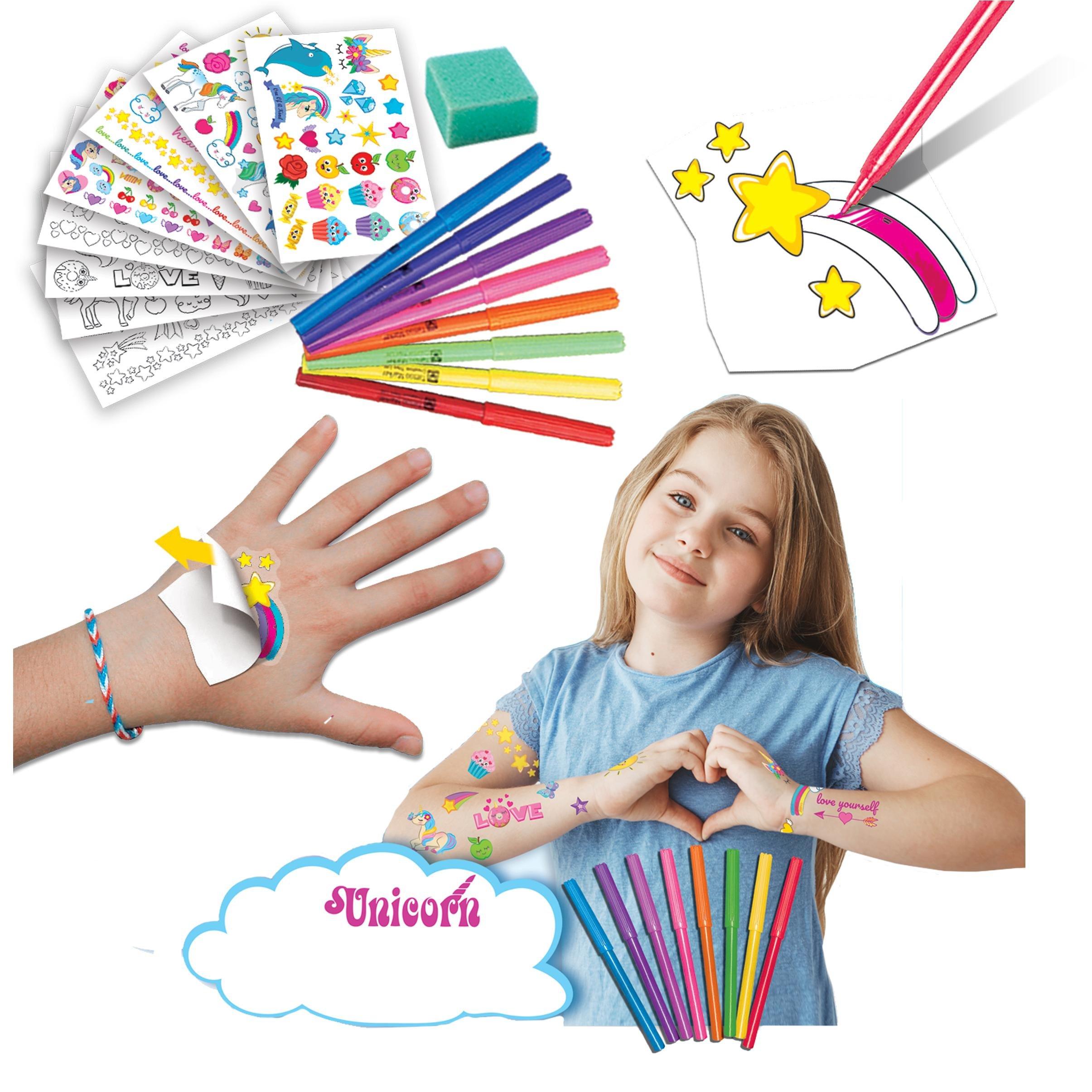 Multi - Small World Toys - Unicorn Tattoos - 2