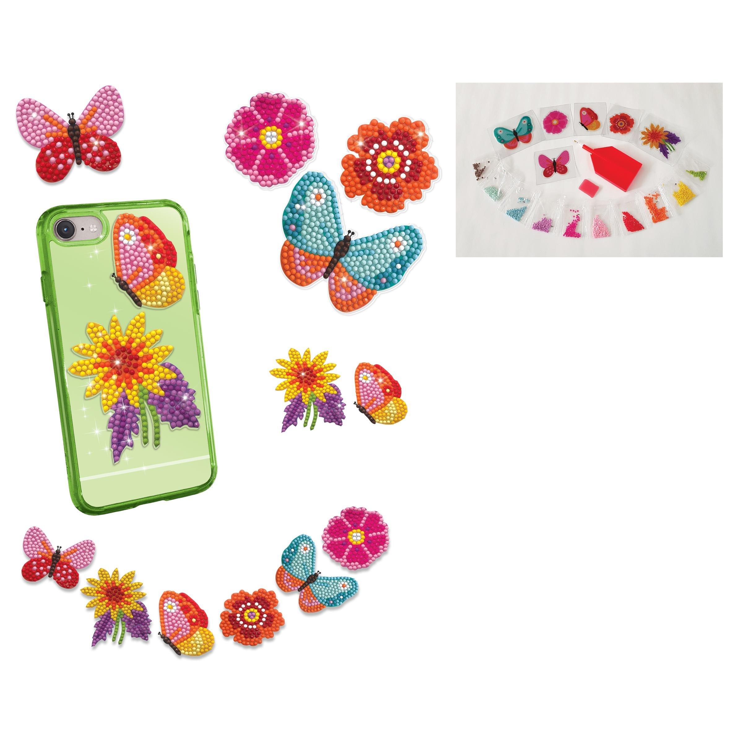Multi - Small World Toys - Diamond Design Stickers Flowers And Flutterbies - 2