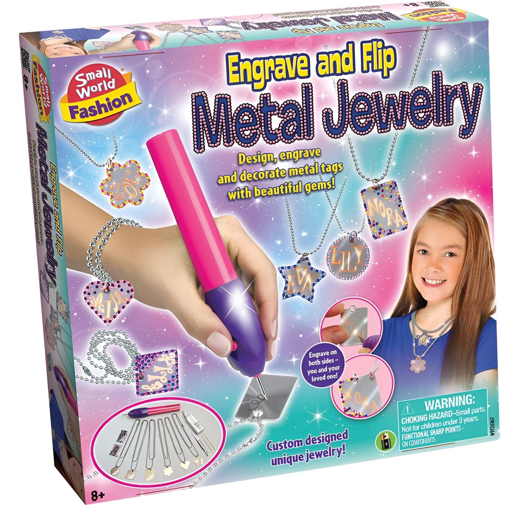 Multi - Small World Toys - Engrave And Flip Metal Jewelry - 1